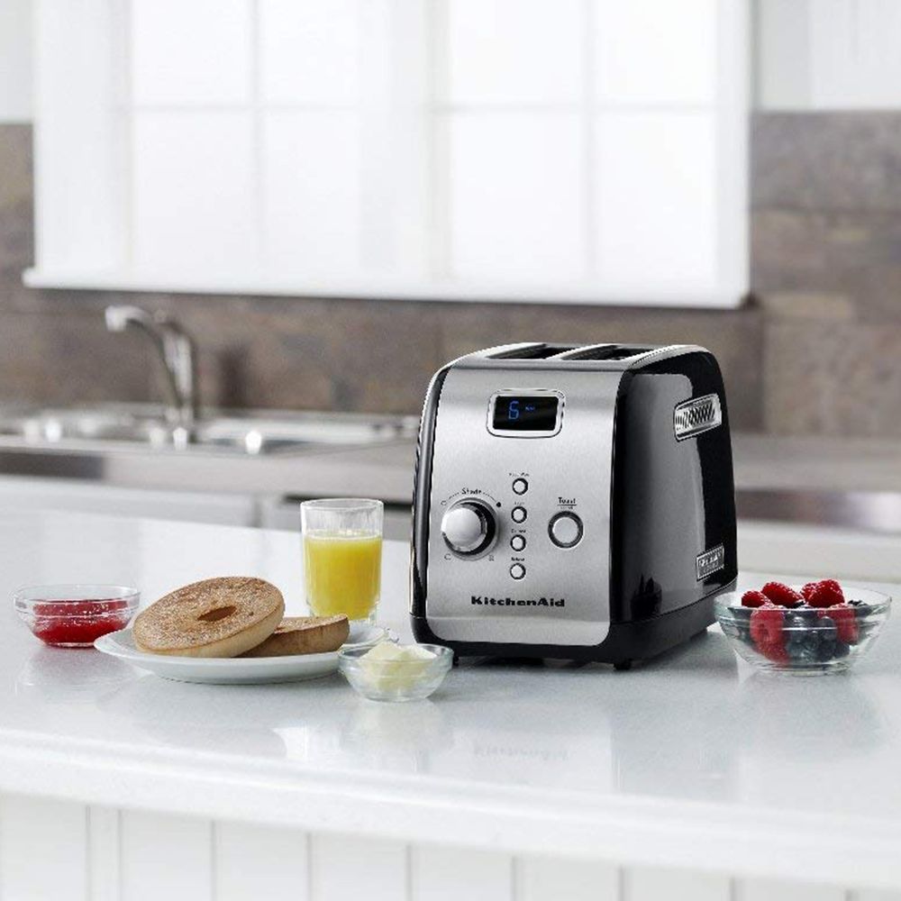 KitchenAid 1100W 2 Slice Pop-Up Toaster with Auto Shut Off Function (Onyx Black)_8