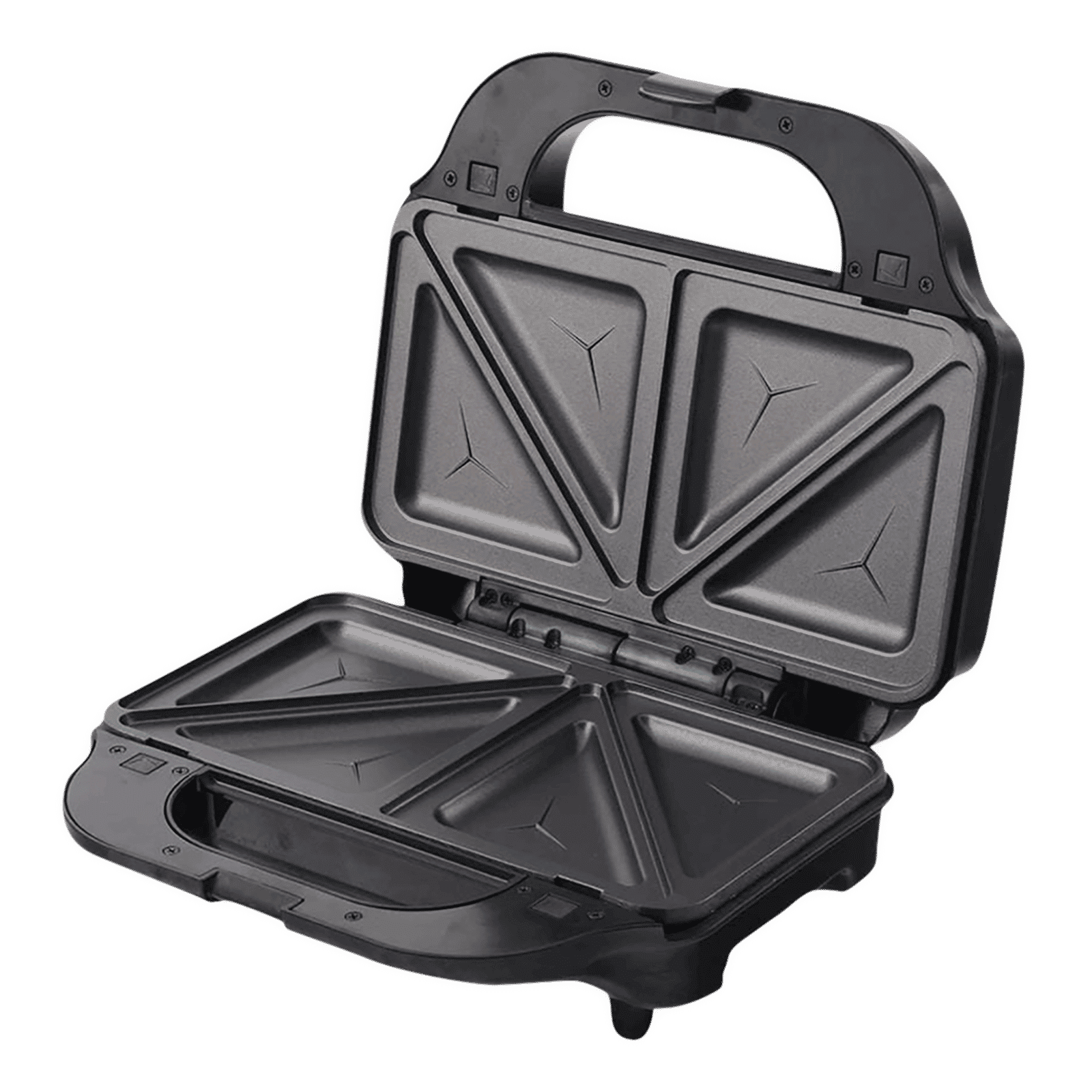 WONDERCHEF Prato 830W 4 Slice 3-in-1 Sandwich Maker with Cool Touch Handle (Black) WONDERCHEF Prato 830W 4 Slice 3-in-1 Sandwich Maker with Cool Touch Handle (Black)_1