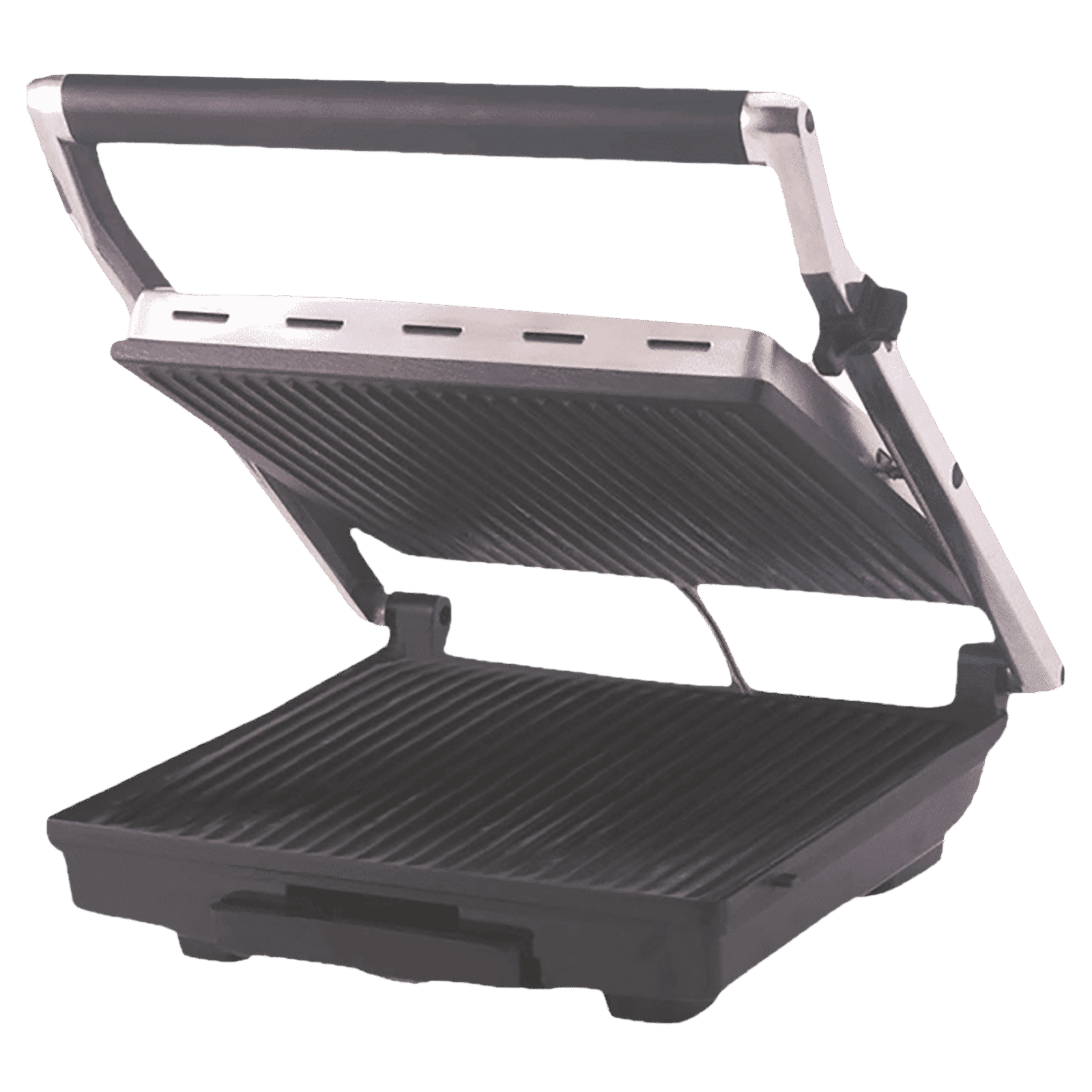 BOROSIL SuperJumbo 2000W 4 Slice Sandwich Maker with Oil Drip Collector Tray (Silver)_6