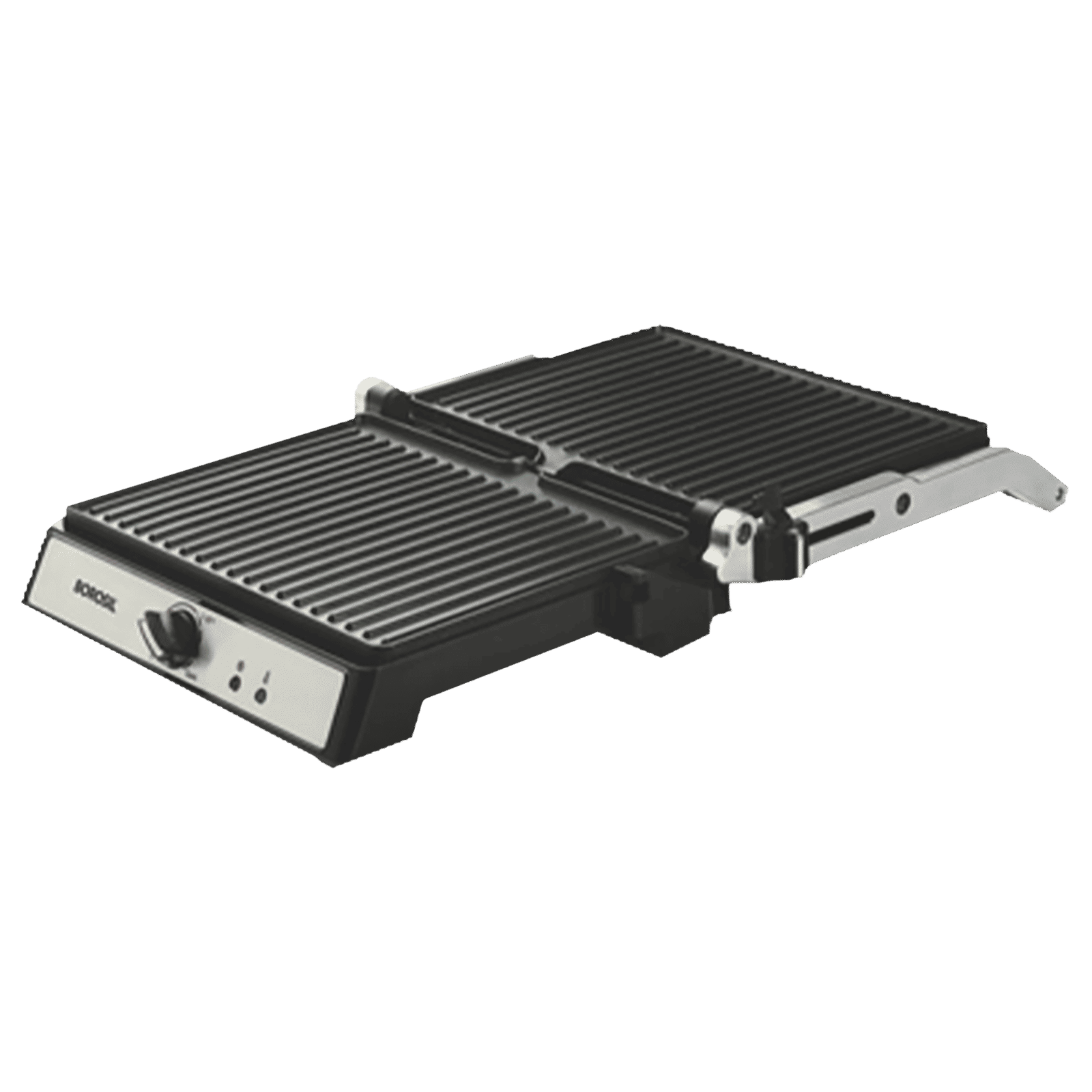 BOROSIL SuperJumbo 2000W 4 Slice Sandwich Maker with Oil Drip Collector Tray (Silver) BOROSIL SuperJumbo 2000W 4 Slice Sandwich Maker with Oil Drip Collector Tray (Silver)_4