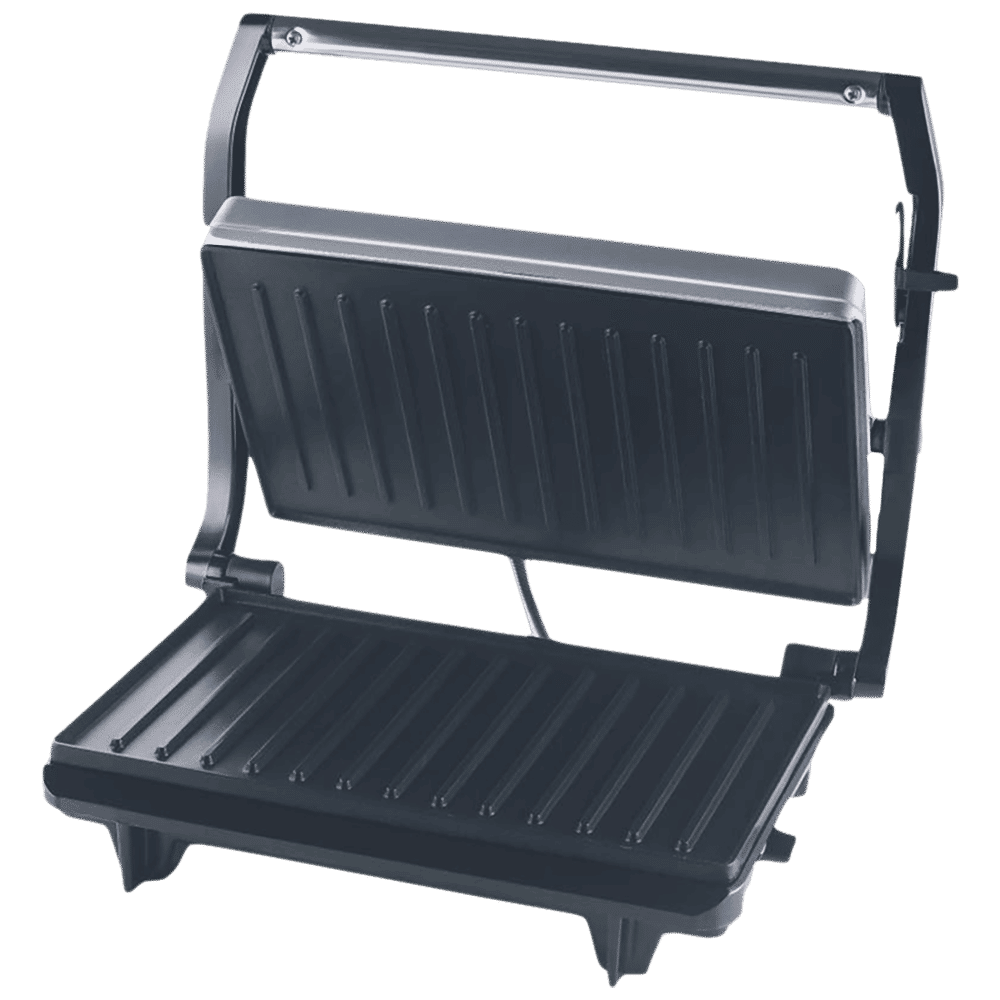 BOROSIL Prime 700 Watts 2 Slice Grill Sandwich Maker with Automatic Temperature Control (Silver)_4