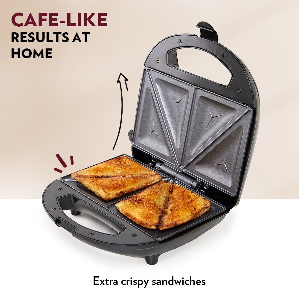 BOROSIL Neo 700W 2 Slice Sandwich Maker with Automatic Temperature Control (Black) BOROSIL Neo 700W 2 Slice Sandwich Maker with Automatic Temperature Control (Black)_17