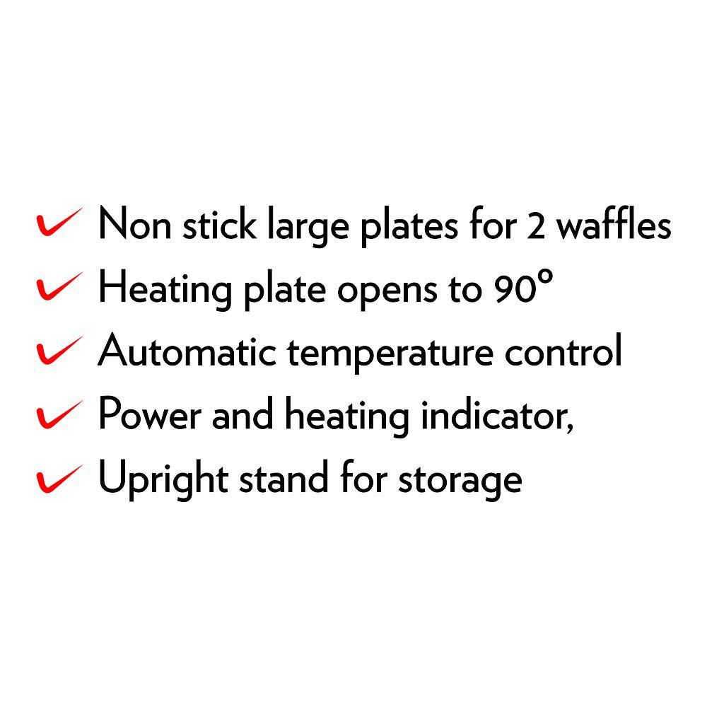 BOROSIL Neo 1000W 2 Slice Waffle Maker with Automatic Temperature Control (Silver) BOROSIL Neo 1000W 2 Slice Waffle Maker with Automatic Temperature Control (Silver)_10
