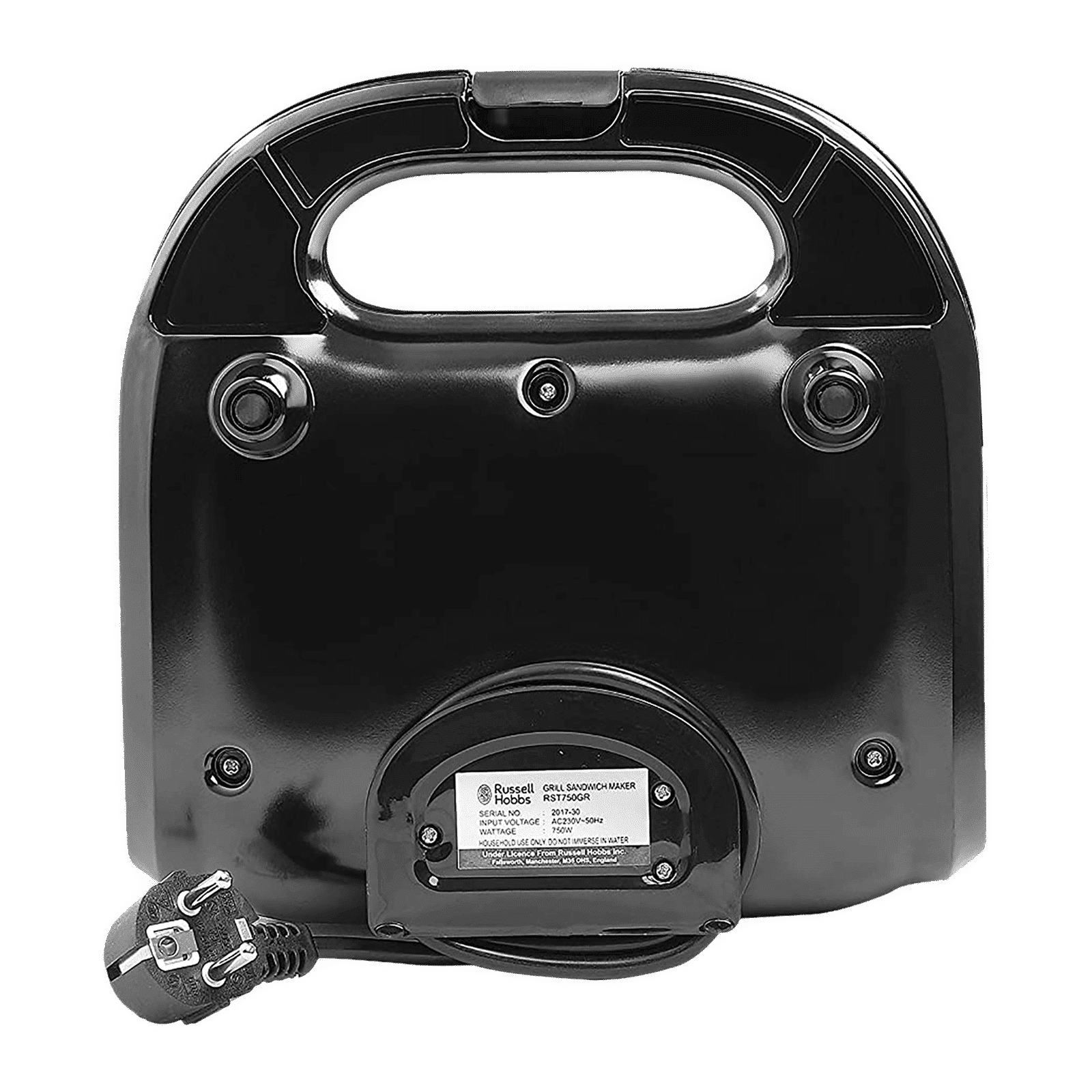 Russell Hobbs RST750GR 750W 2 Slice Sandwich Maker with Thermostat Control (Black) Russell Hobbs RST750GR 750W 2 Slice Sandwich Maker with Thermostat Control (Black)_5