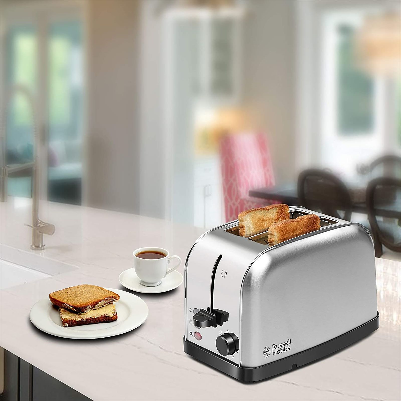 Russell Hobbs Futura 850W 2 Slice Pop-Up Toaster with Removable Crumb Tray (Silver) Russell Hobbs Futura 850W 2 Slice Pop-Up Toaster with Removable Crumb Tray (Silver)_8