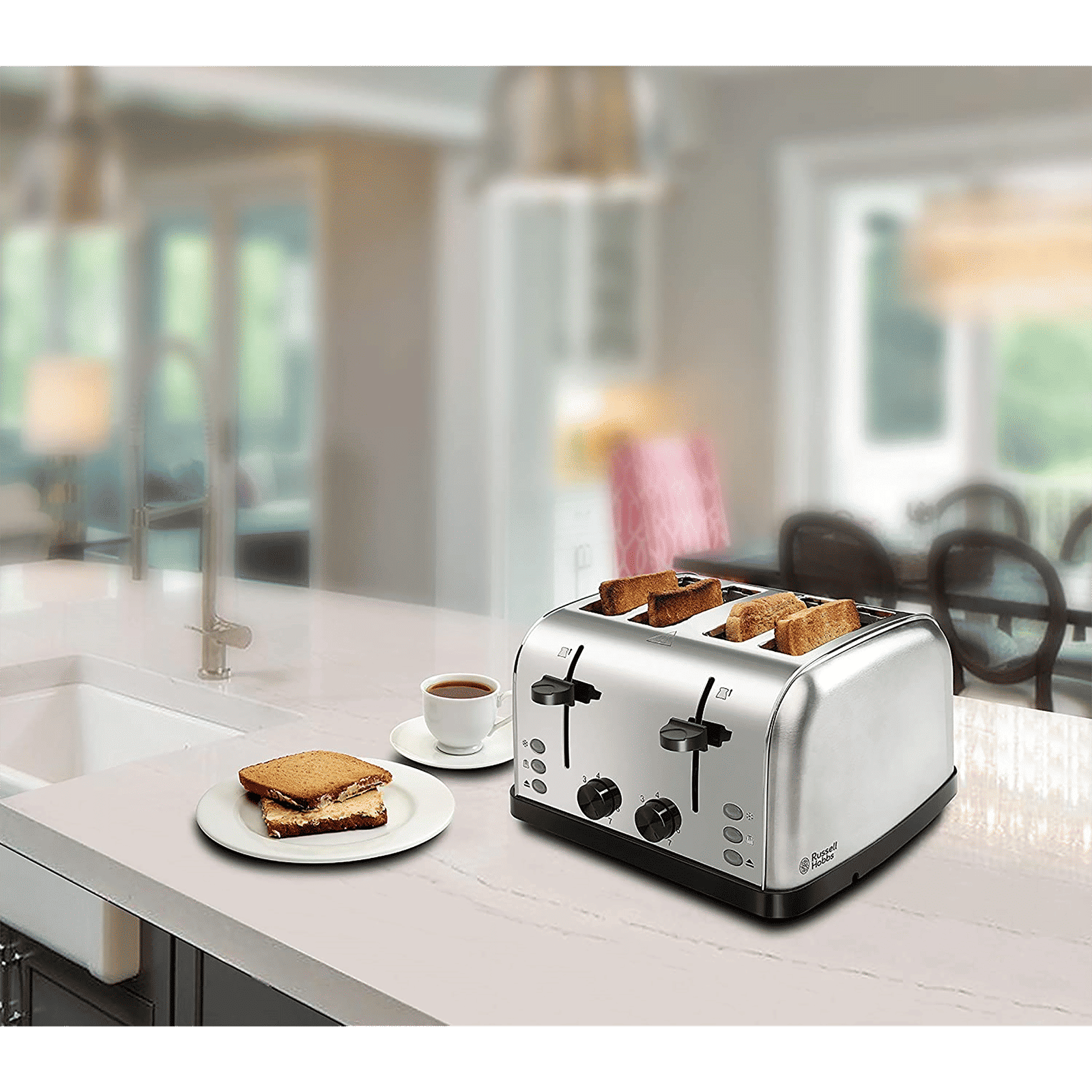 Russell Hobbs 1500W 4 Slice Pop-Up Toaster with Dual Browning Control (Silver) Russell Hobbs 1500W 4 Slice Pop-Up Toaster with Dual Browning Control (Silver)_11