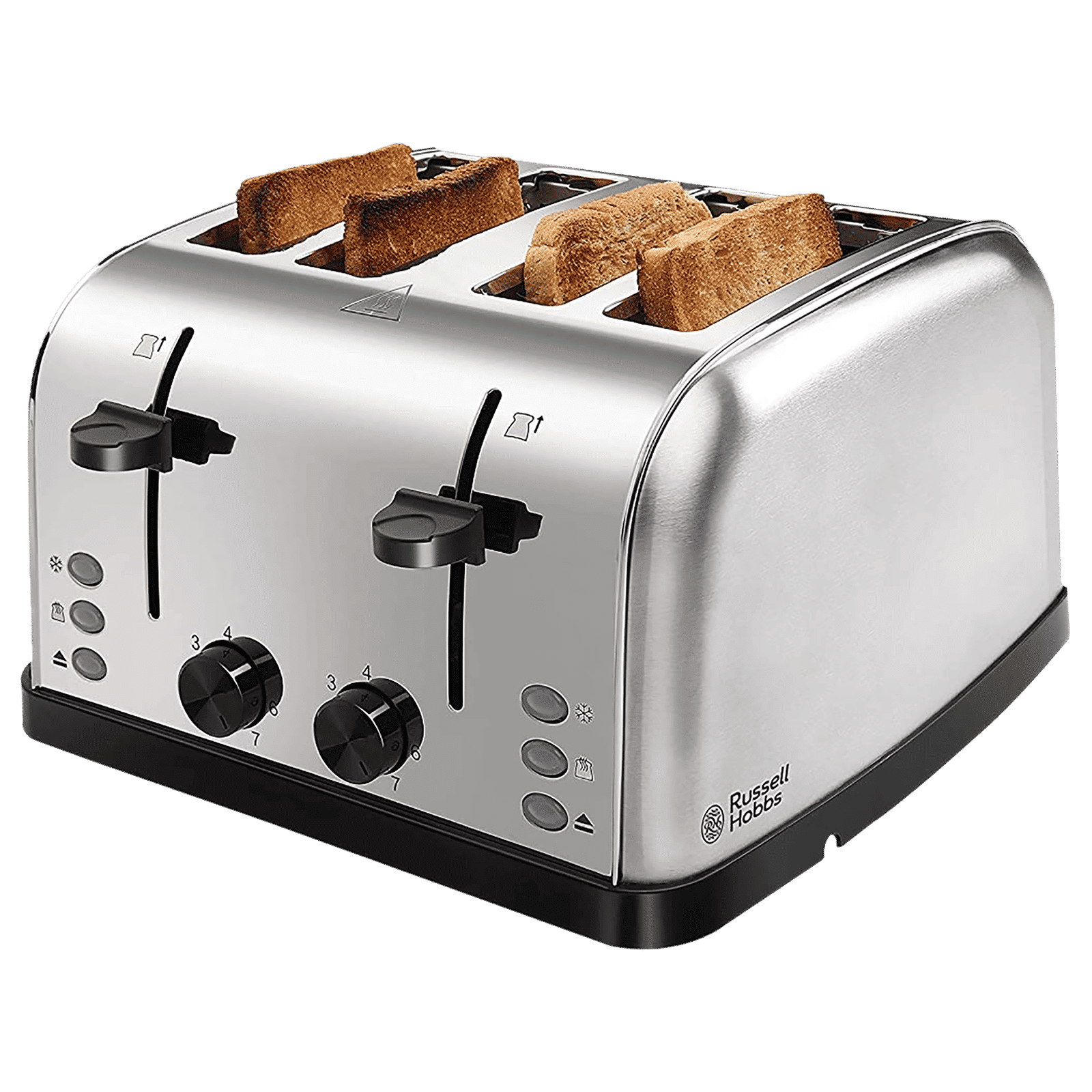 Russell Hobbs 1500W 4 Slice Pop-Up Toaster with Dual Browning Control (Silver) Russell Hobbs 1500W 4 Slice Pop-Up Toaster with Dual Browning Control (Silver)_4