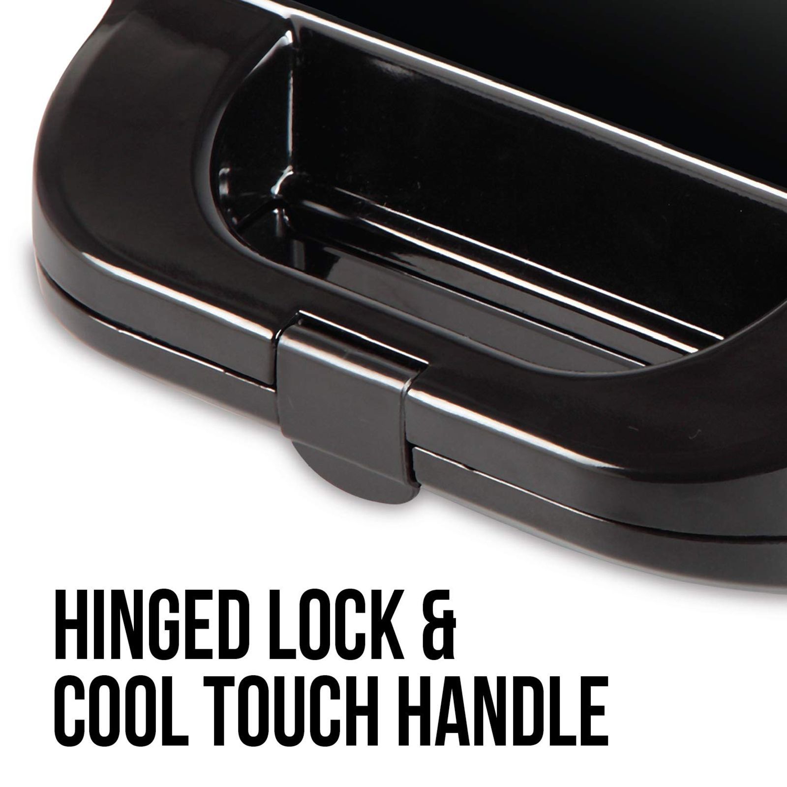 HAVELLS Big Fill 900W 2 Slice Sandwich Maker with Cool Touch Handle (Black)_8