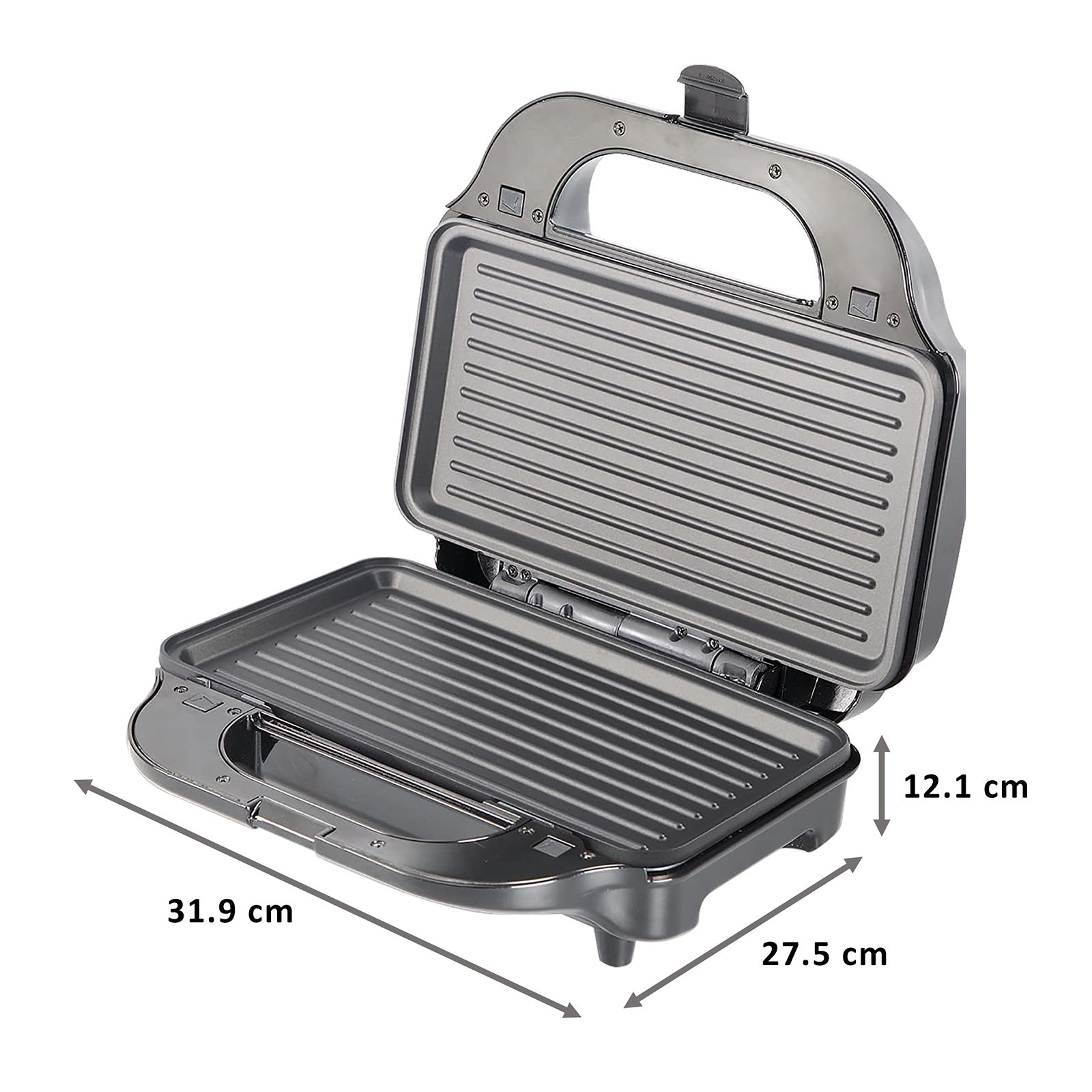 HAVELLS Big Fill 900W 2 Slice Sandwich Maker with Cool Touch Handle (Black)_10