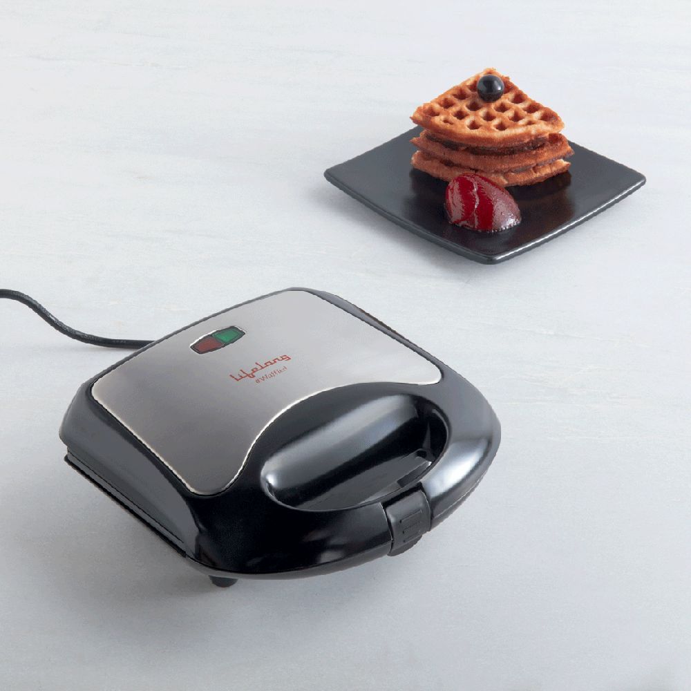 Lifelong LLWM105 750W 2 Slice Waffle Maker with Automatic Temperature Control (Black)_11