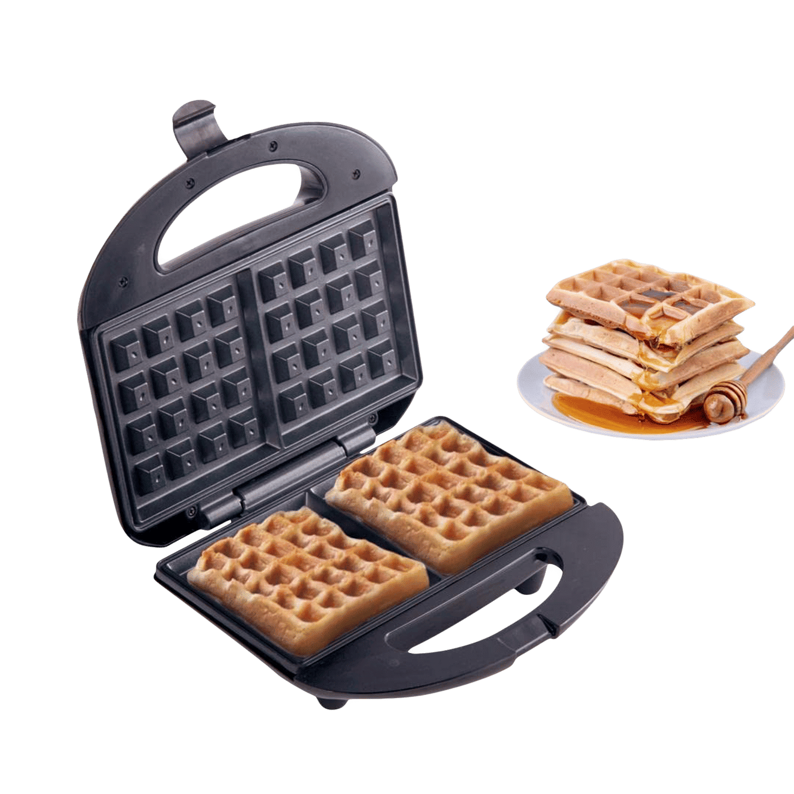Lifelong LLWM105 750W 2 Slice Waffle Maker with Automatic Temperature Control (Black)_12