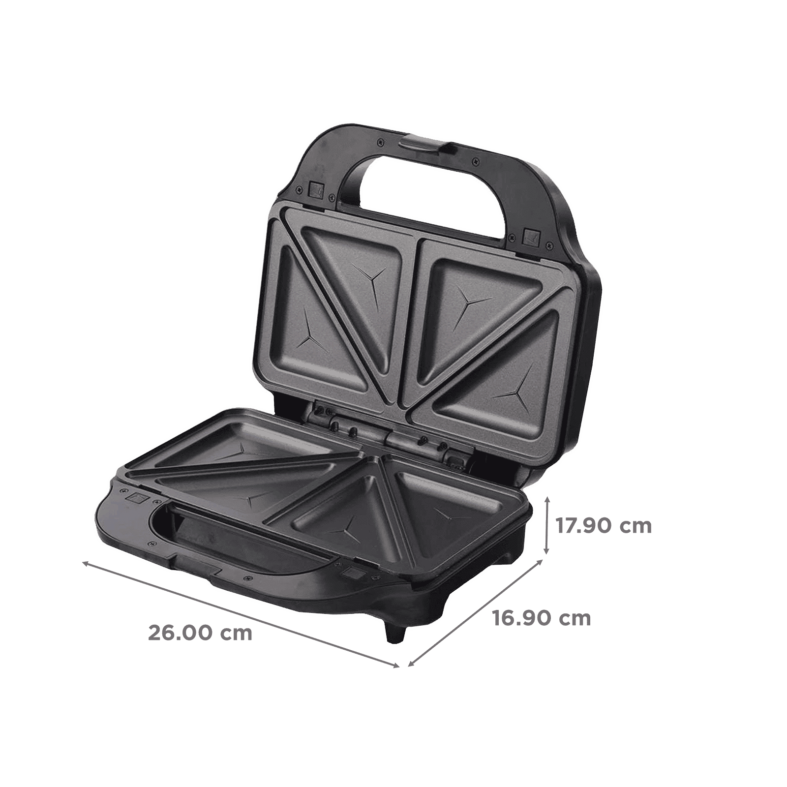 sabichi Haden Boston 815W 2 Slice Pop-Up Toaster with Chrome Base (Cream)_2