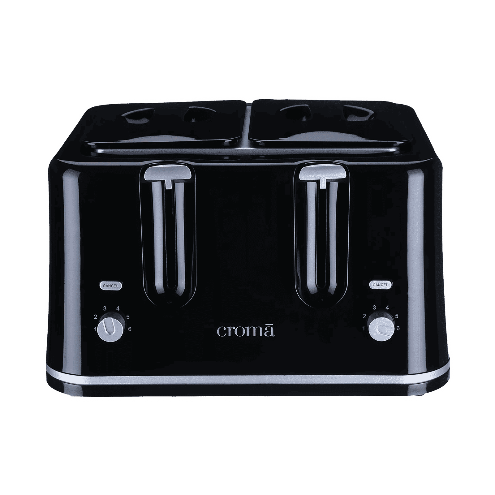 Croma 1740W 4 Slice Pop-Up Toaster with Removable Crumb Tray (Black)_1