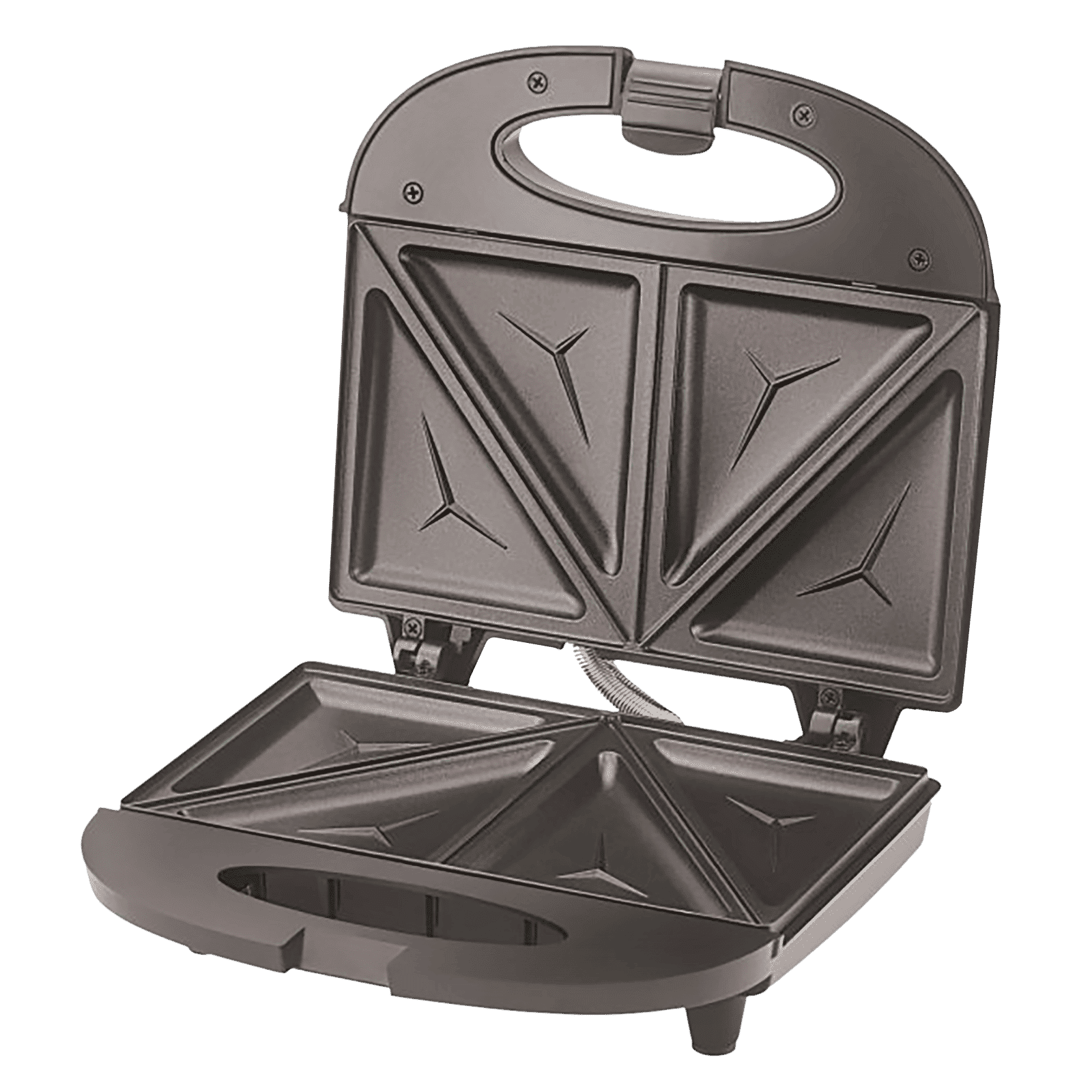 BOSS Panino 750 Watts 2 Slice Automatic Sandwich Maker (Non-stick Coated Cooking Plates, Black) BOSS Panino 750 Watts 2 Slice Automatic Sandwich Maker (Non-stick Coated Cooking Plates, Black)_4