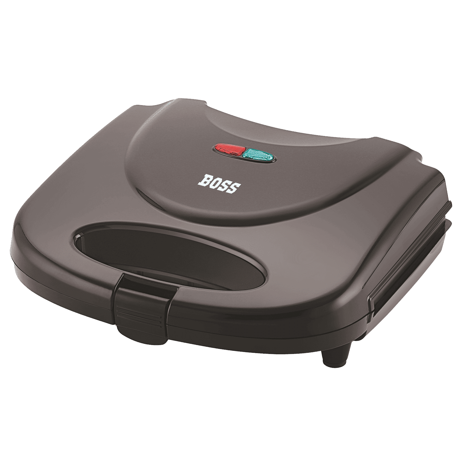 BOSS Panino 800 Watts 2 Slice Automatic Sandwich Maker (Non-stick Coated Cooking Plates, Black)_1