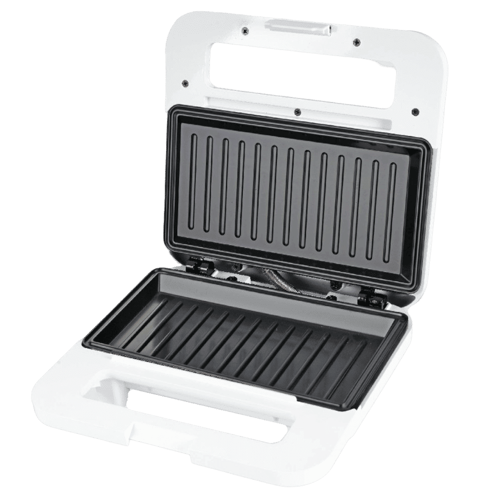 HAVELLS Perfect Fill 750W 2 Slice Sandwich Maker with LED Indicator (White)_5