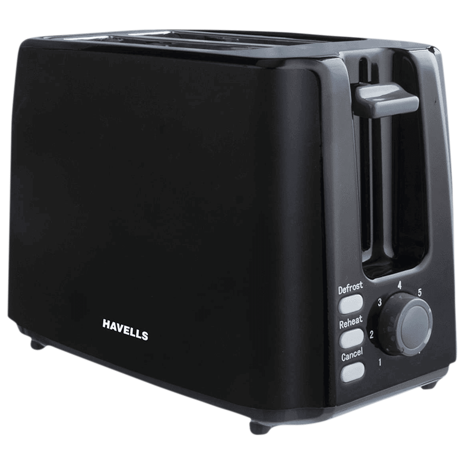 HAVELLS Crisp Plus 750 Watts 2 Slice Pop-up Toaster with Electronic Variable Browning(Black)_1
