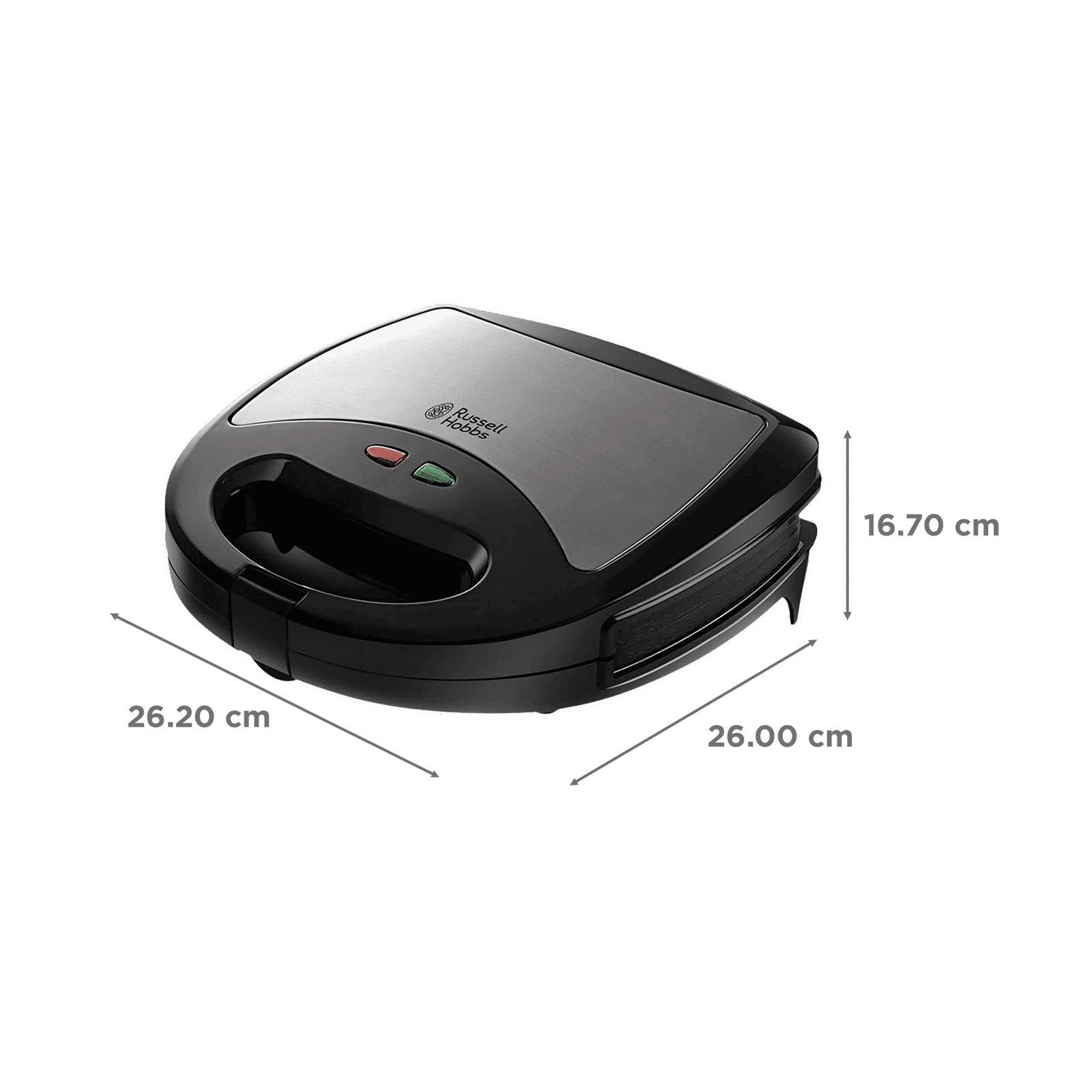 Russell Hobbs RST750M2S 750W 2 Slice 2-in-1 Sandwich Maker with Thermostat Control (Black)_2