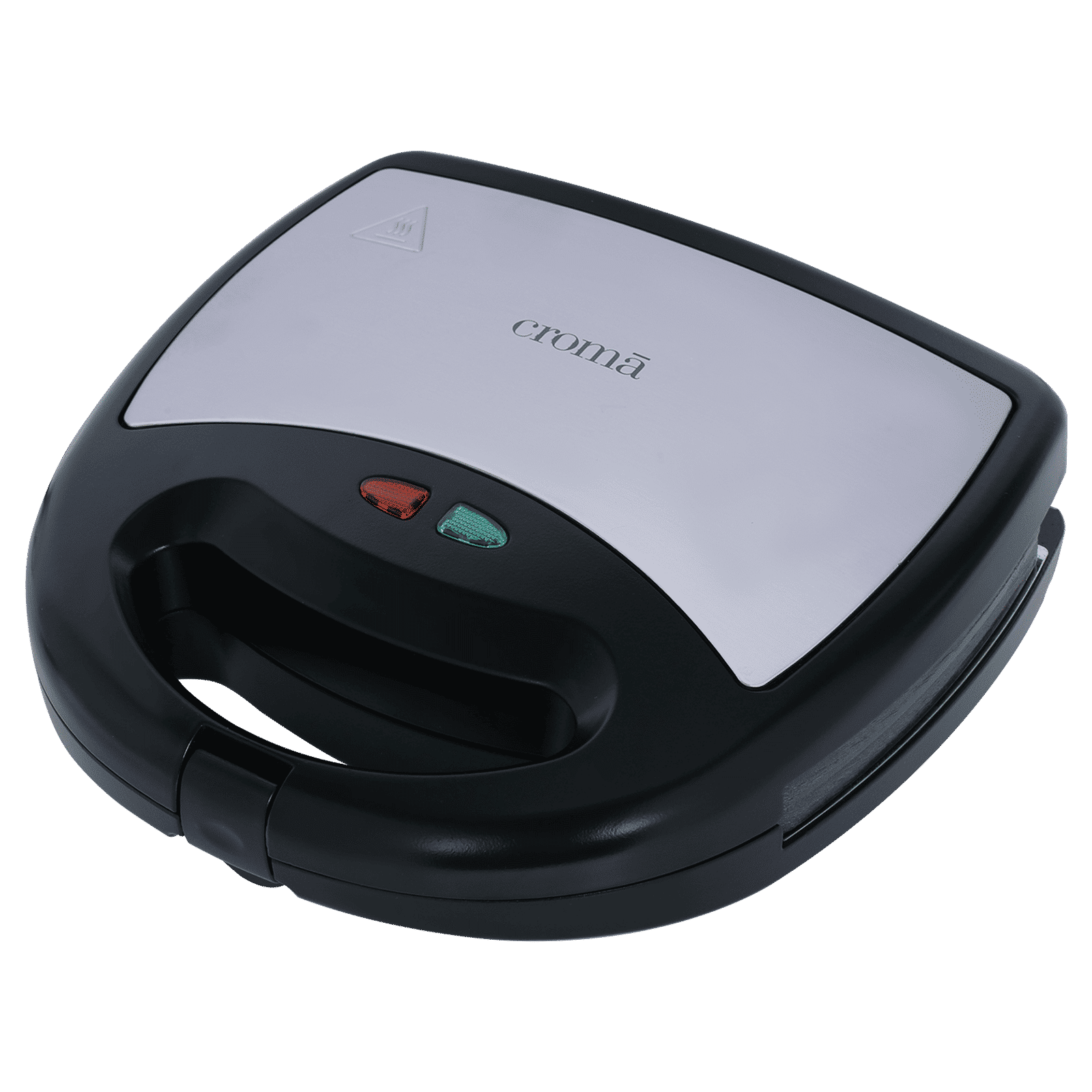 Croma 750W 2 Slice 2-in-1 Sandwich Maker with Cool Touch Handle (Black) Croma 750W 2 Slice 2-in-1 Sandwich Maker with Cool Touch Handle (Black)_1