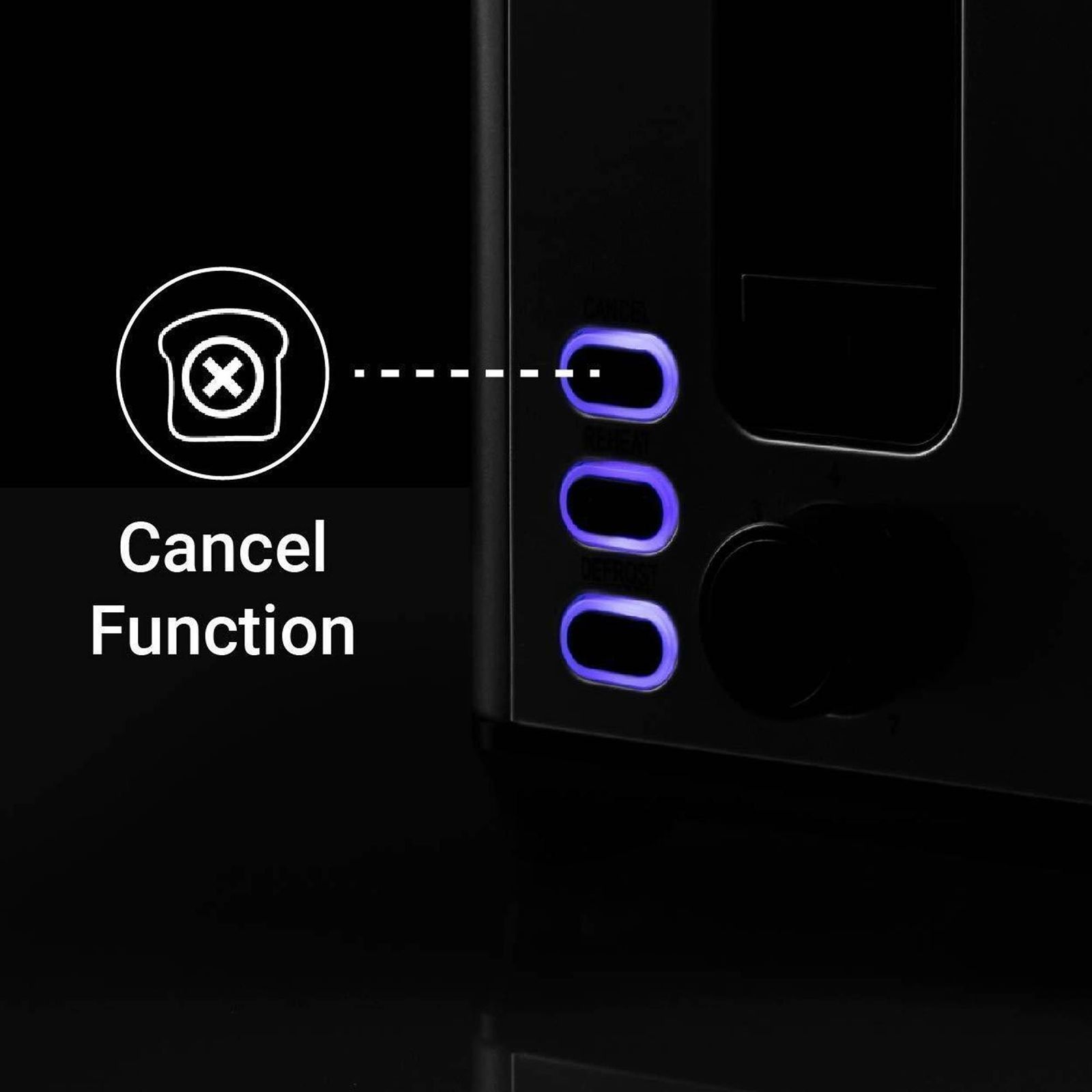 HAFELE Amber 930W 2 Slice Pop-Up Toaster with Removable Crumb Tray (Jade)_5