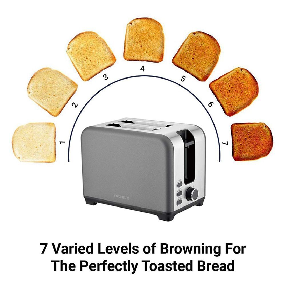 HAFELE Amber 930W 2 Slice Pop-Up Toaster with Removable Crumb Tray (Jade)_6
