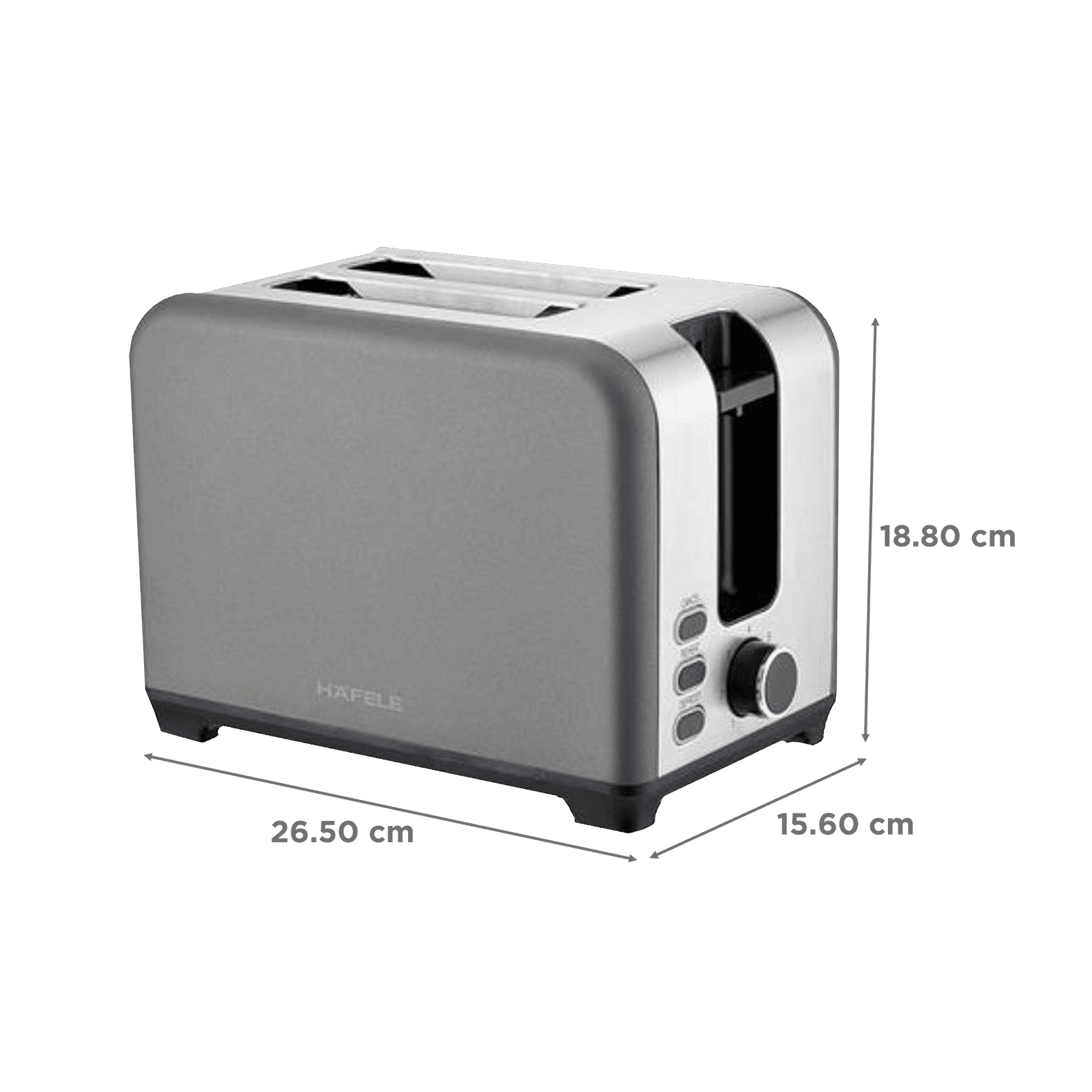 HAFELE Amber 930W 2 Slice Pop-Up Toaster with Removable Crumb Tray (Jade)_2