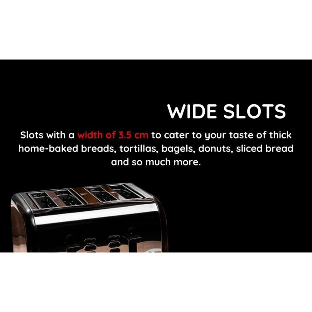 HAFELE 1350-1600W 4 Slice Pop-Up Toaster with Dual Independent Control (Gothic Grey)_4