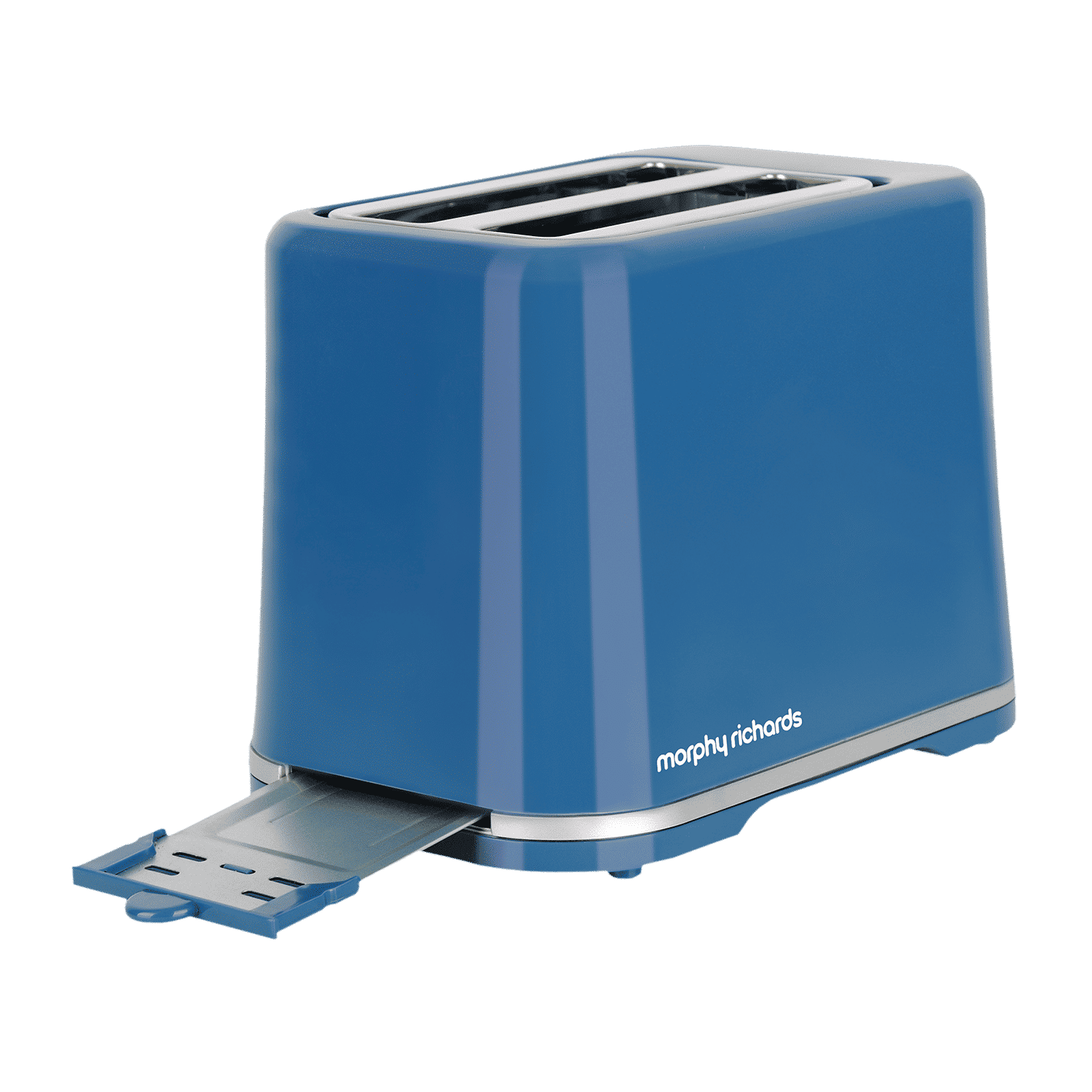 Morphy Richards AT 205 800W 2 Slice Pop-Up Toaster with Defrost Function (Blue)_4