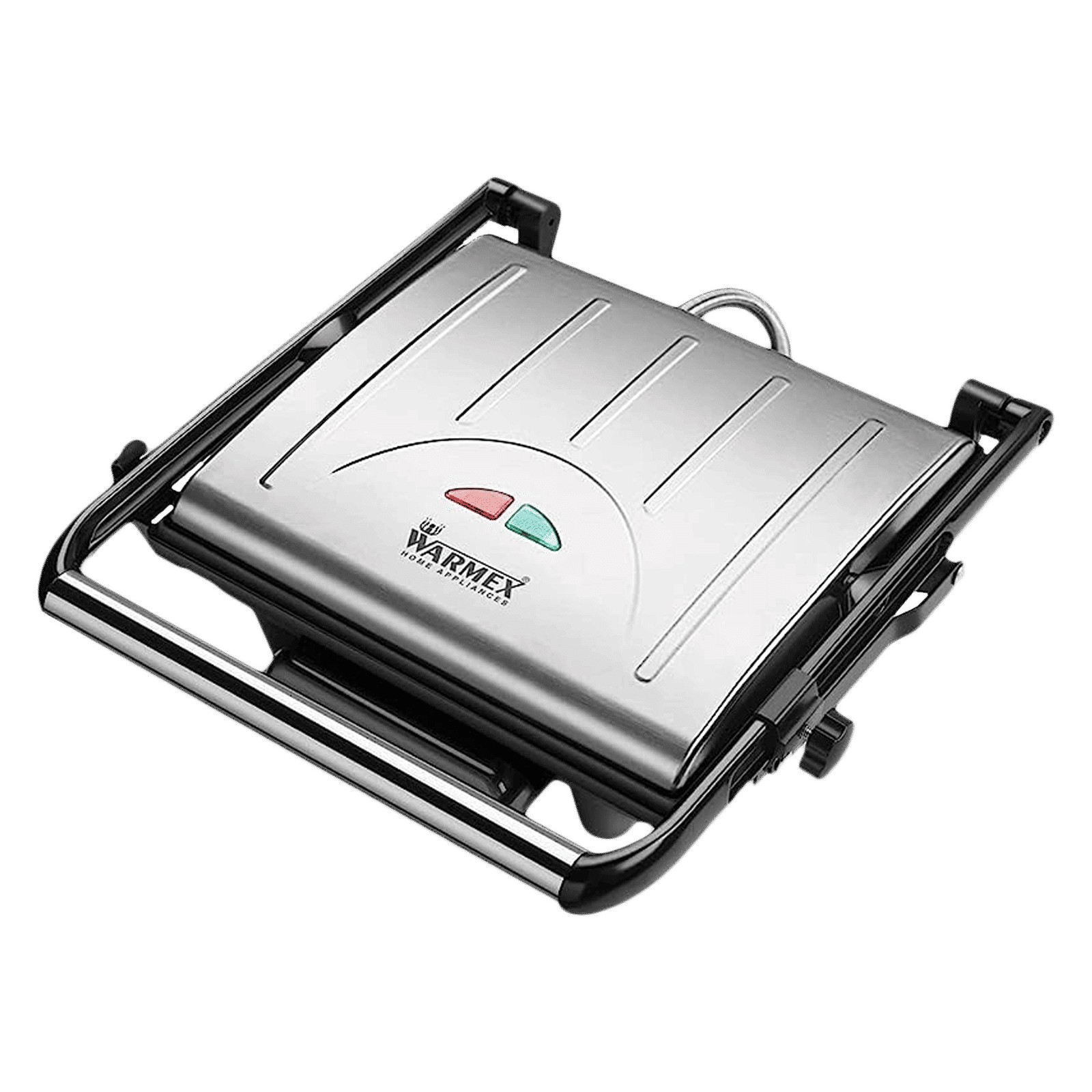 WARMEX 1800-2000W 4 Slice Sandwich Maker with Adjustable Height Control (Black)_1