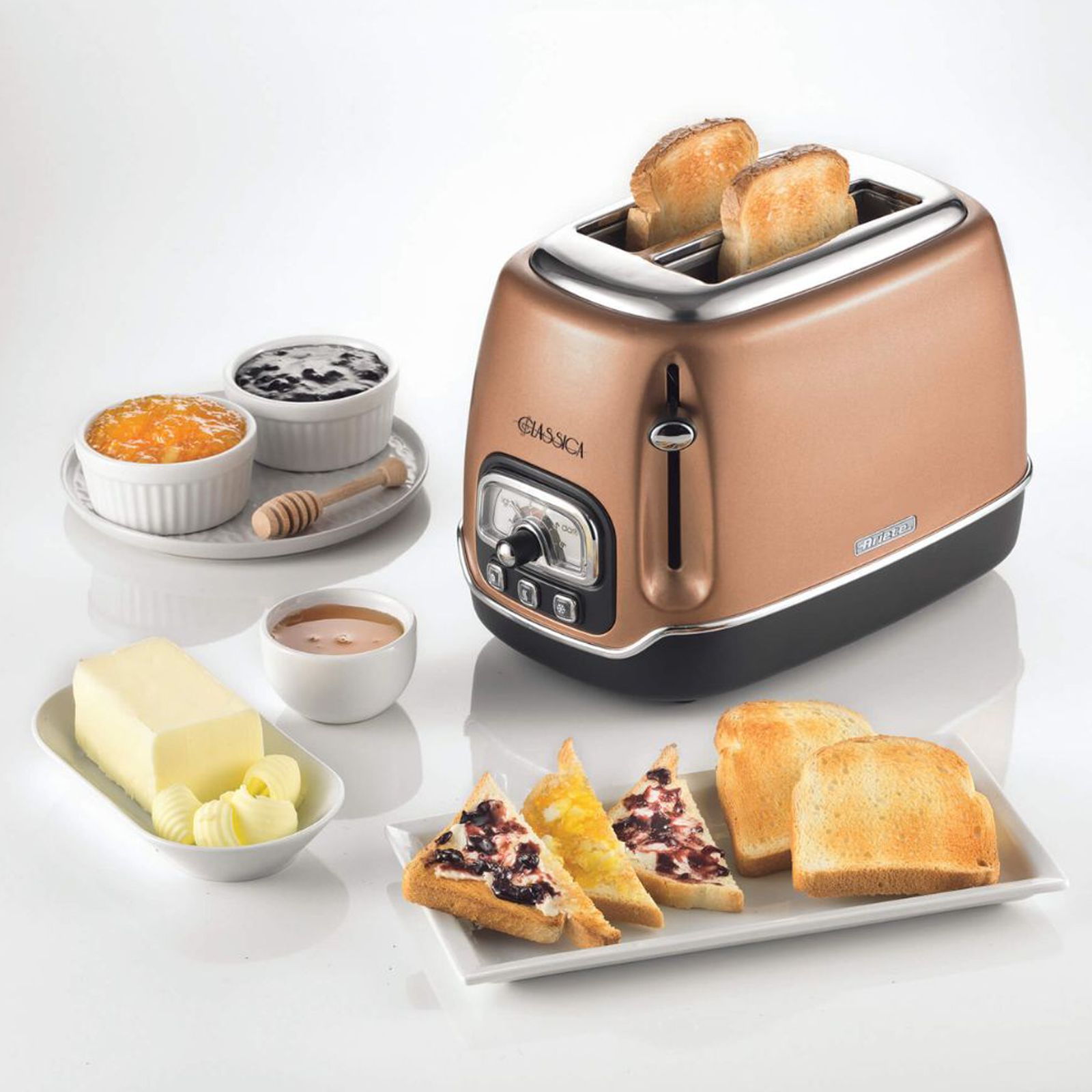Ariete Classica 2 Slice Pop-Up Toaster (Copper) _4