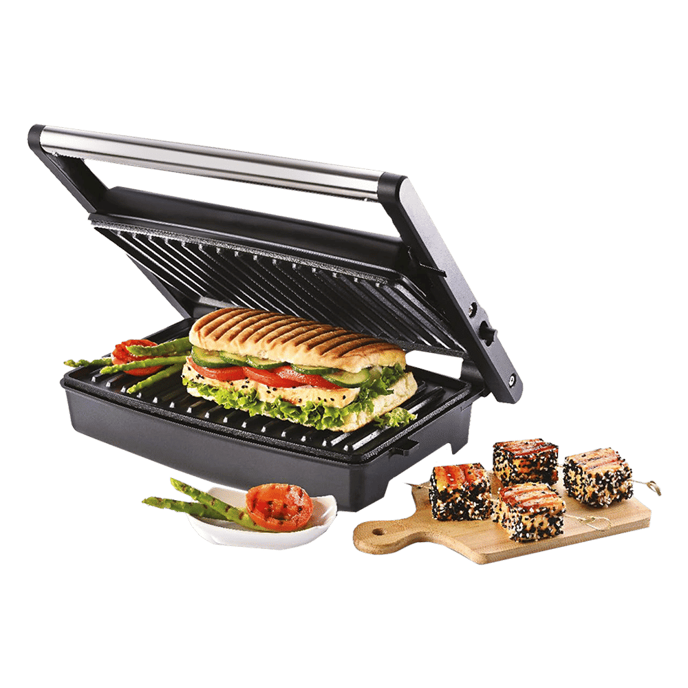 USHA iCHEF 1500W 2 Slice Sandwich Maker with Anti Skid Feet (Stainless Steel)_8