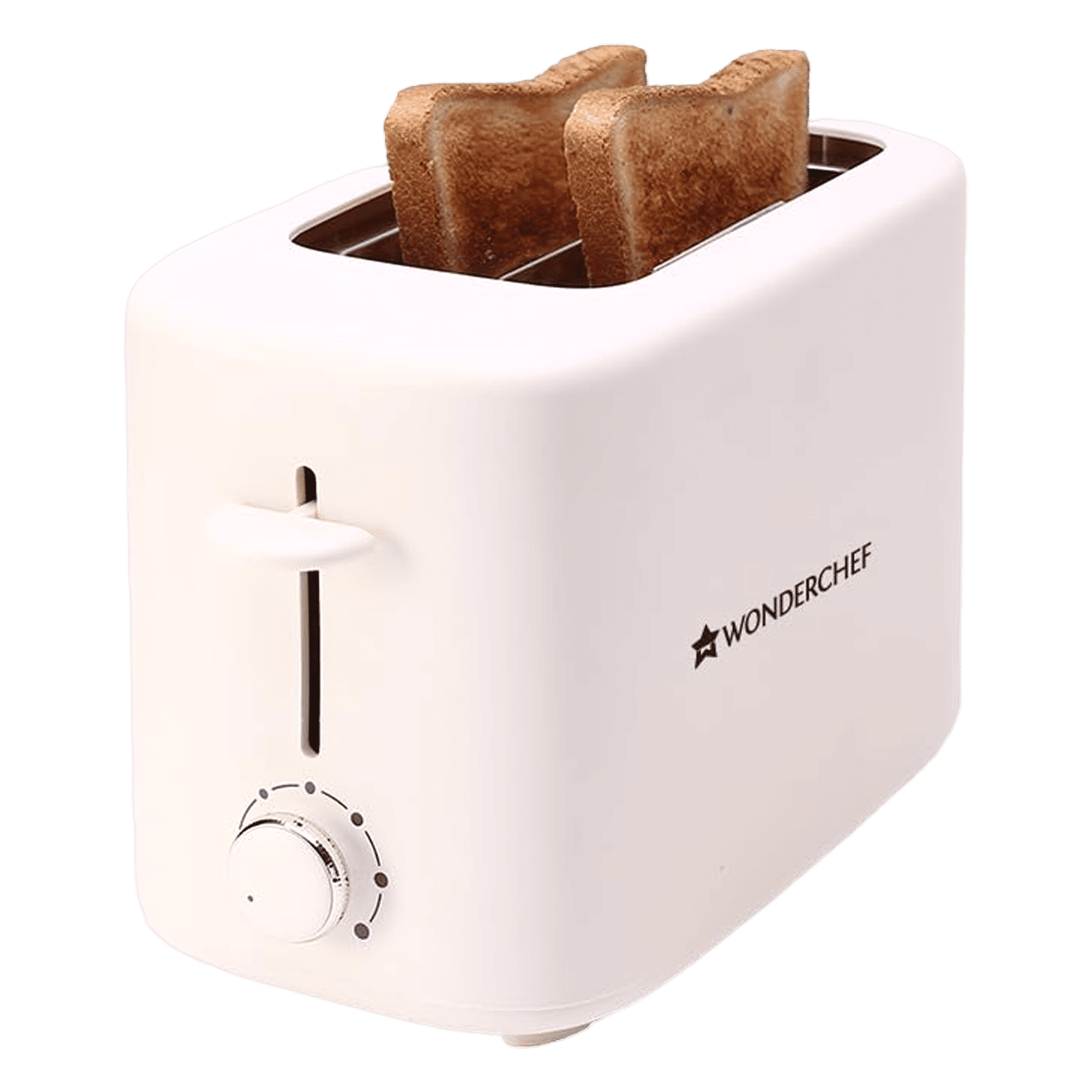 WONDERCHEF Bellagio 800W 2 Slice Pop-Up Toaster with 6 Level Browning Controls (White) WONDERCHEF Bellagio 800W 2 Slice Pop-Up Toaster with 6 Level Browning Controls (White)_1