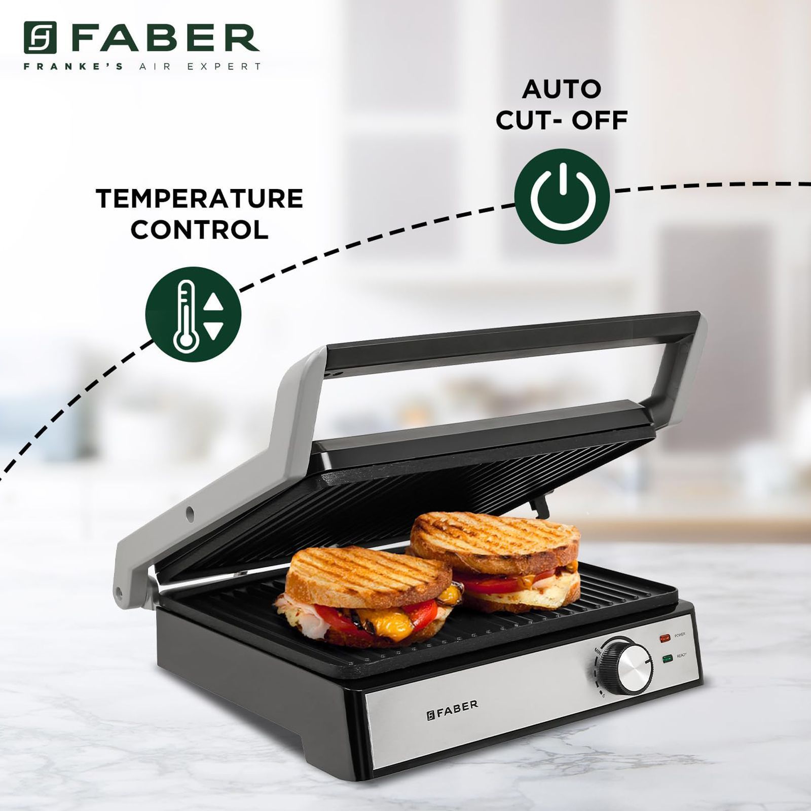FABER FTG 2200W 3-in-1 Sandwich Maker with Adjustable Floating Lid (Black) FABER FTG 2200W 3-in-1 Sandwich Maker with Adjustable Floating Lid (Black)_21