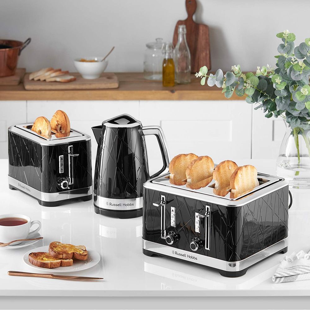 Russell Hobbs Structure 1050W 2 Slice Pop-Up Toaster with 3 Temperature Settings (Black) Russell Hobbs Structure 1050W 2 Slice Pop-Up Toaster with 3 Temperature Settings (Black)_9