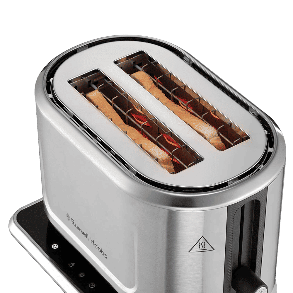 Russell Hobbs Attentive 1640W 2 Slice Pop-up Toaster with Touch Screen Control (Grey)_4