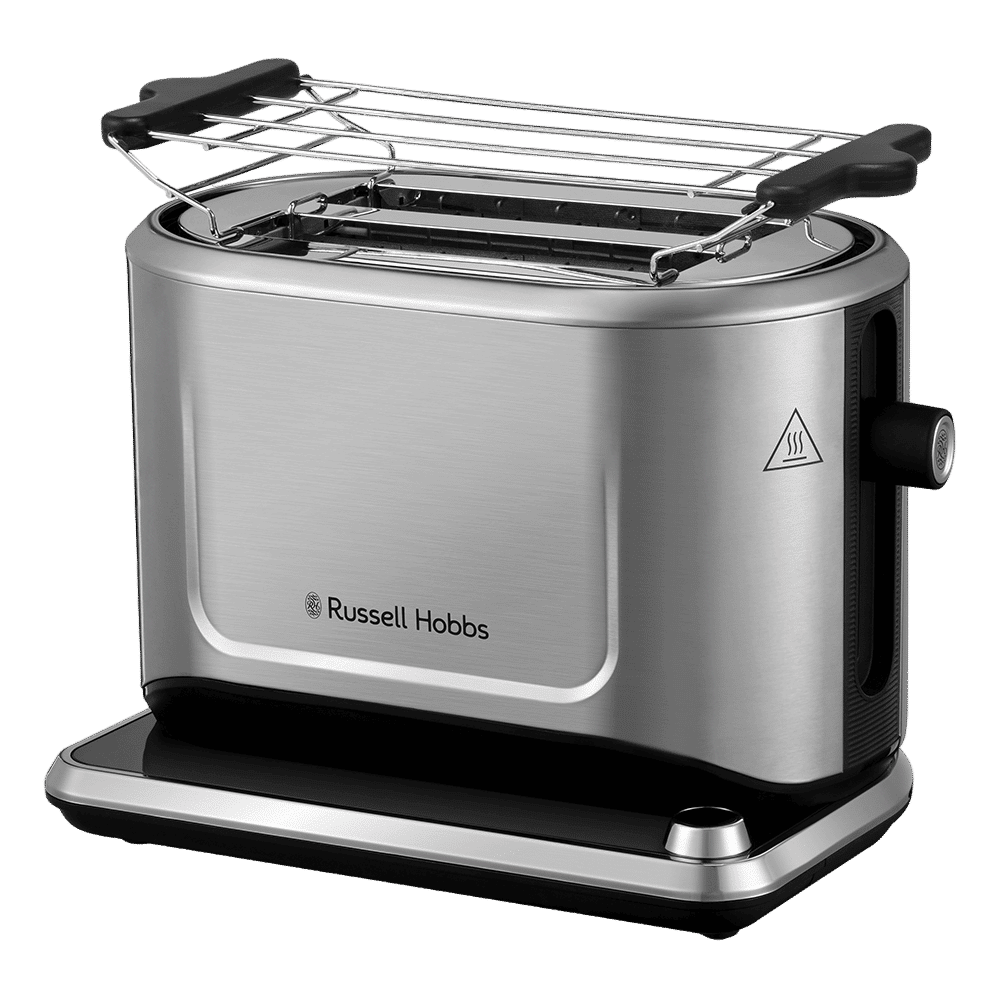 Russell Hobbs Attentive 1640W 2 Slice Pop-up Toaster with Touch Screen Control (Grey)_5
