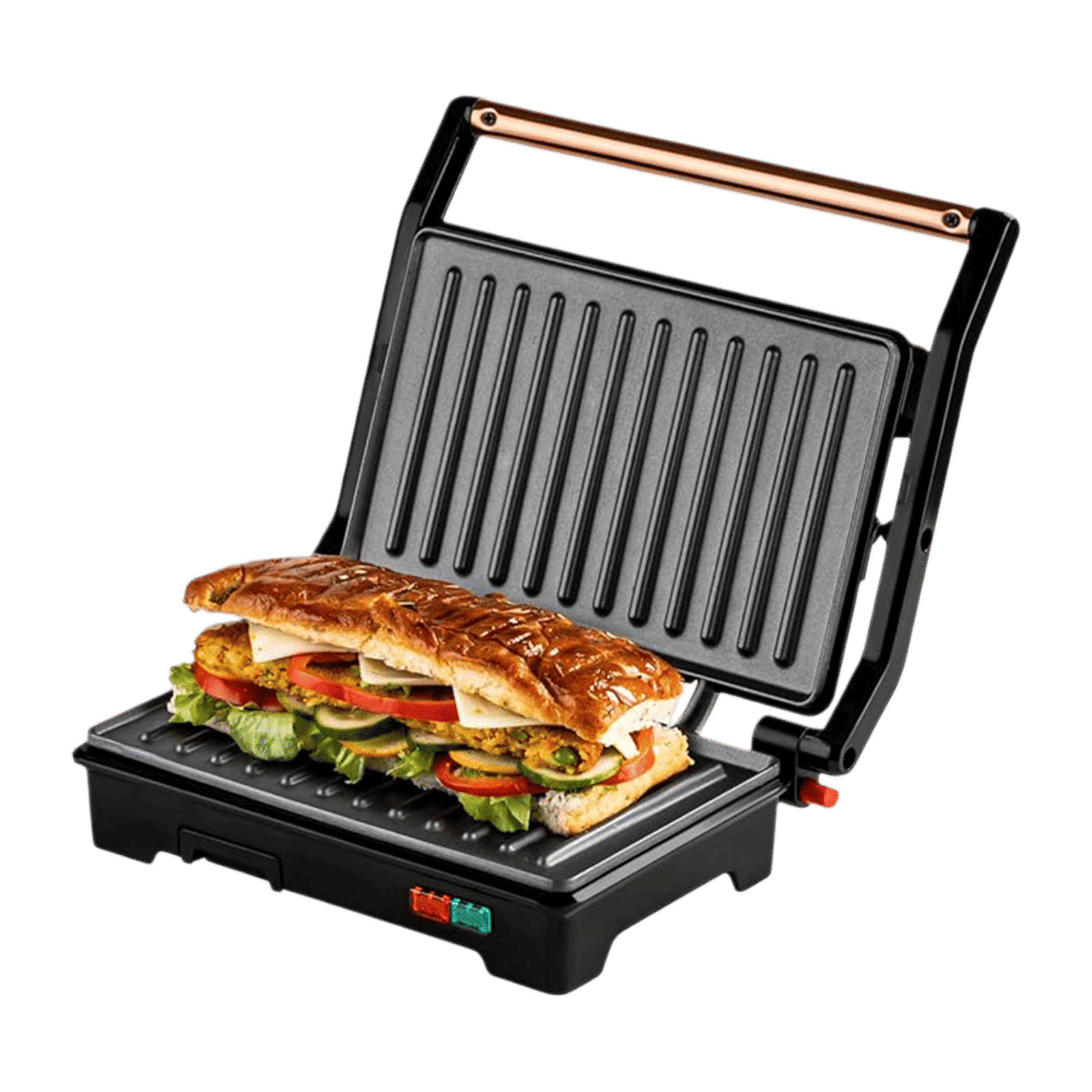 Russell Hobbs GrillMaster 900W 2 Slice Sandwich Maker with Overheat Protection (Black)_3
