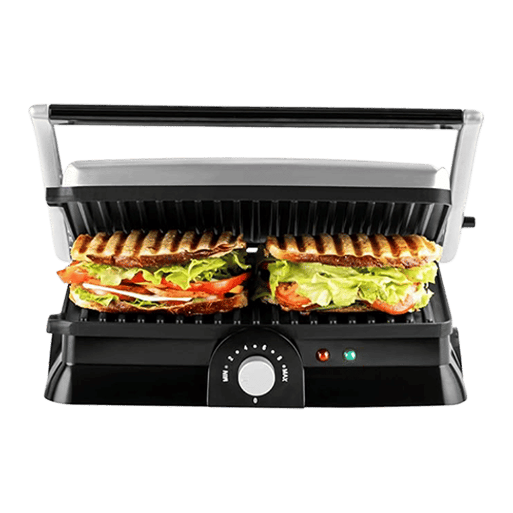 Russell Hobbs GrillMaster 2000W 4 Slice Sandwich Maker with Overheat Protection (Black)_2