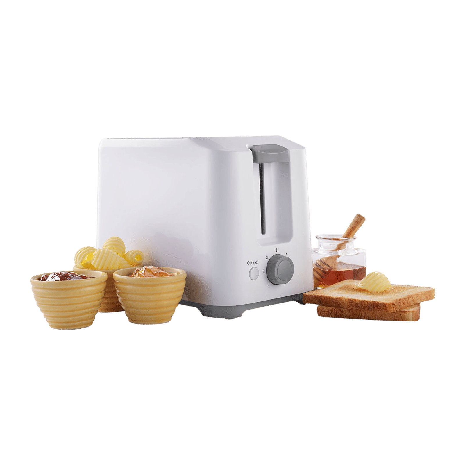 Usha PT3720D 700W 2 Slice Pop-Up Toaster with 7 Heat Settings For Variable Browning Control (White)_1