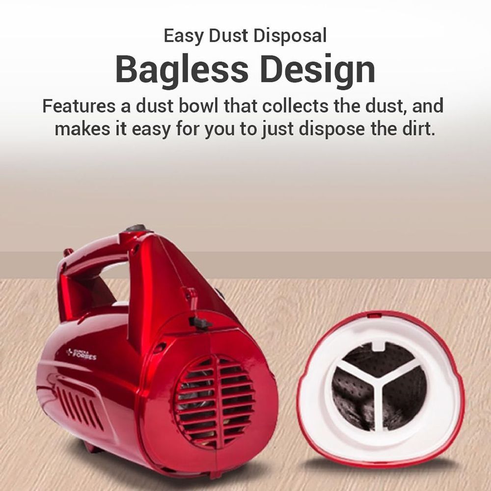EUREKA FORBES Super Clean 800W Dry Vacuum Cleaner with Blower Function (Handy & Portable, Red)_11