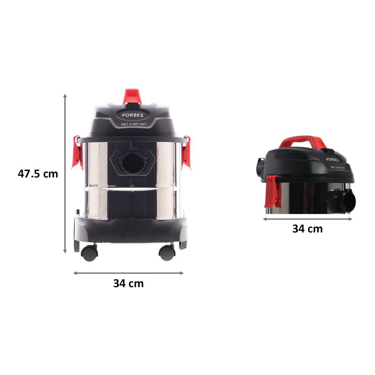 EUREKA FORBES NXT 1380W Wet & Dry Vacuum Cleaner with In Hand Suction Control (Powerful Blower, Black & Red) EUREKA FORBES NXT 1380W Wet & Dry Vacuum Cleaner with In Hand Suction Control (Powerful Blower, Black & Red)_2