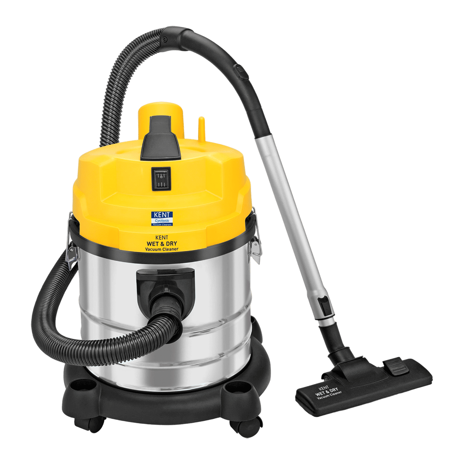 KENT KSL-612 1200W Wet & Dry Vacuum Cleaner with Blower Function (High Power Motor, Metallic Silver)_1