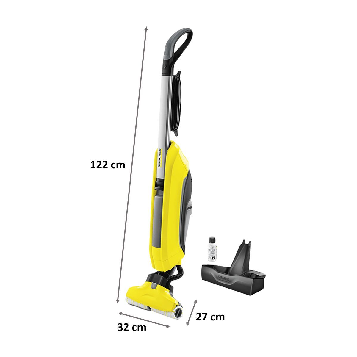 KARCHER FC 5 Floor Cleaner/Mop (0.04 Litres/0.02 Litres Tank, Yellow)_2