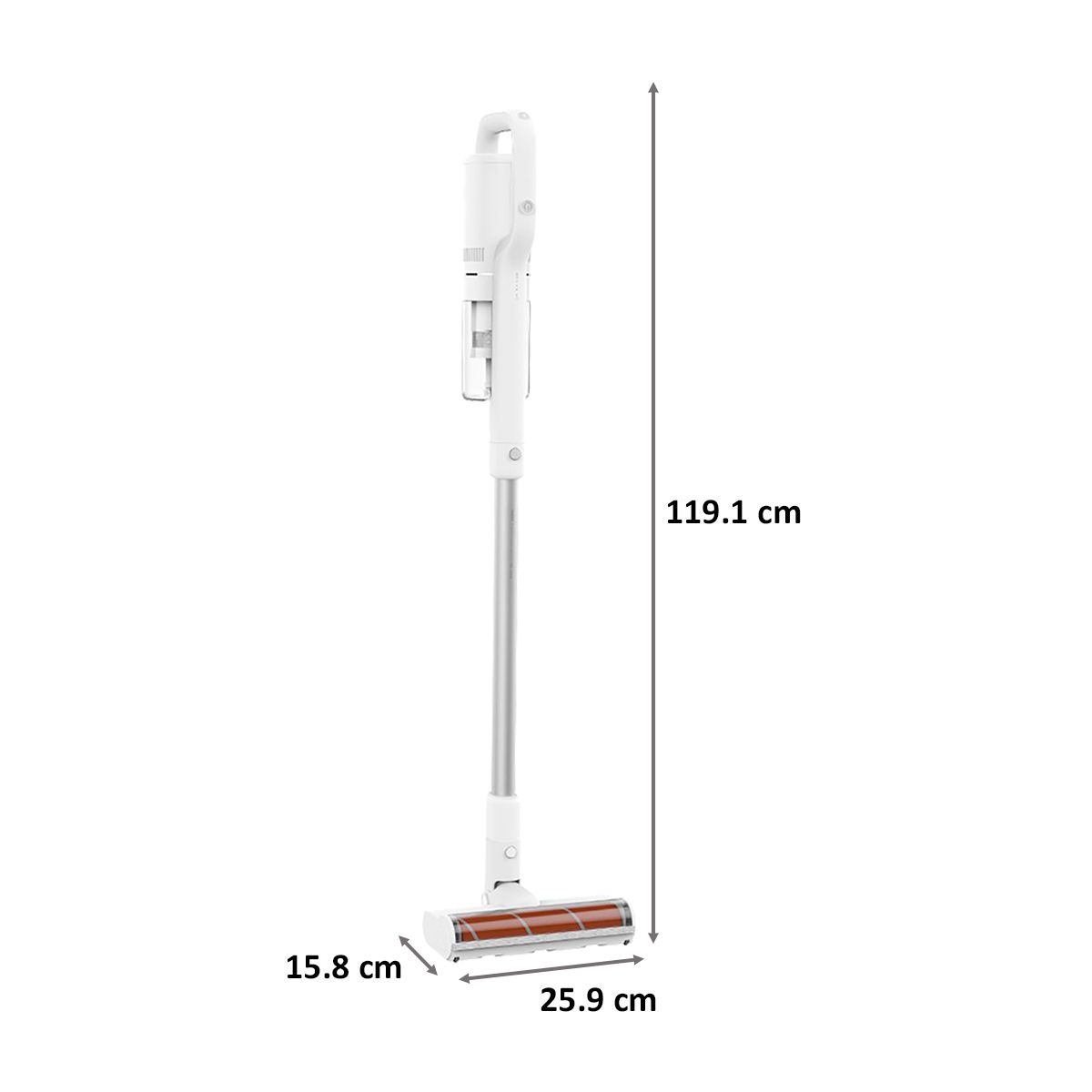 Roidmi Eco-System 100 Watts Cordless Vacuum Cleaner (Fastest Charging, 1.3 kg, 5 years Warranty, F8 Storm FX, Grey)_2