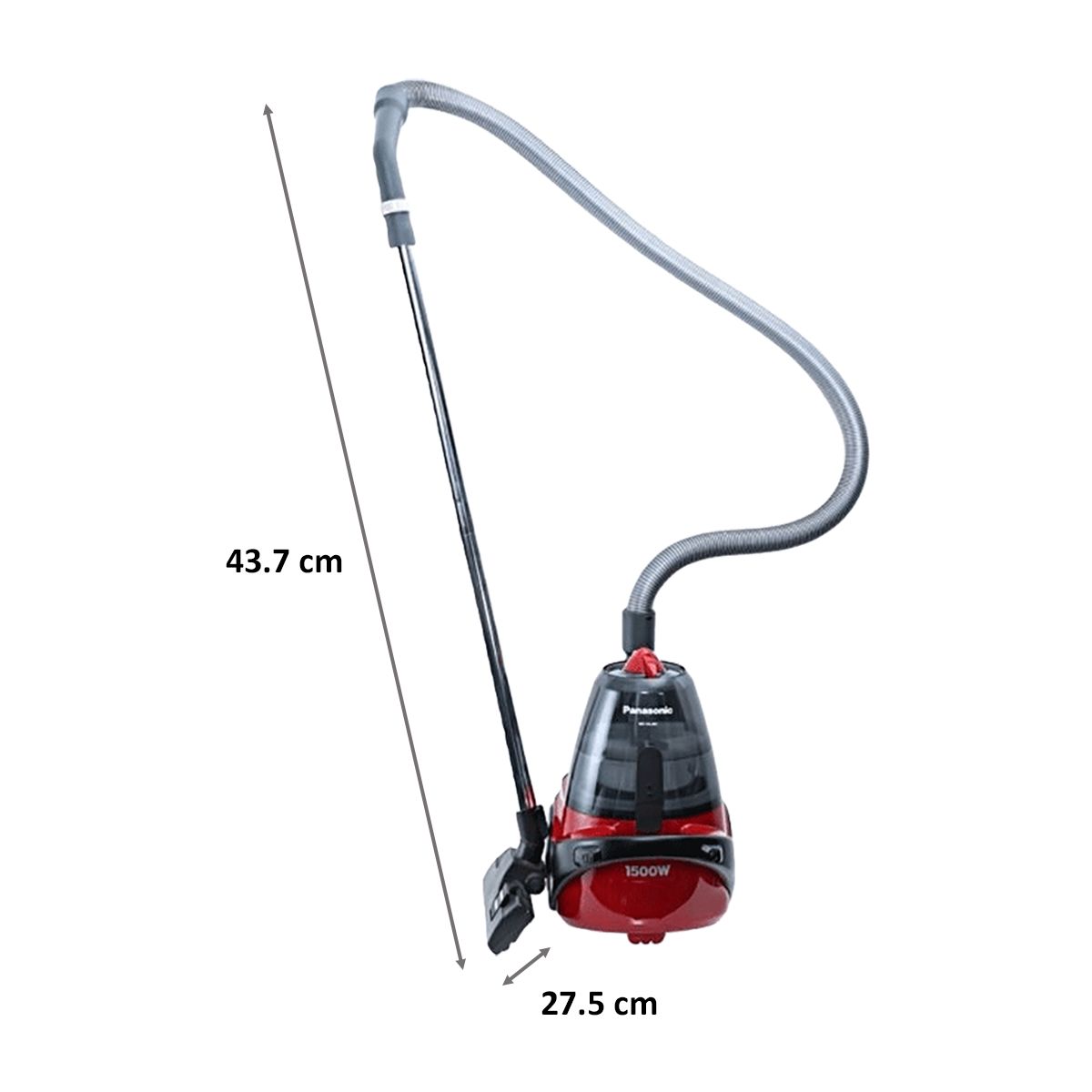 Panasonic Mega Cyclone 2000 Watts Dry Vacuum Cleaner (3 Litres Tank, MC-CL163RL4X, Red)_2