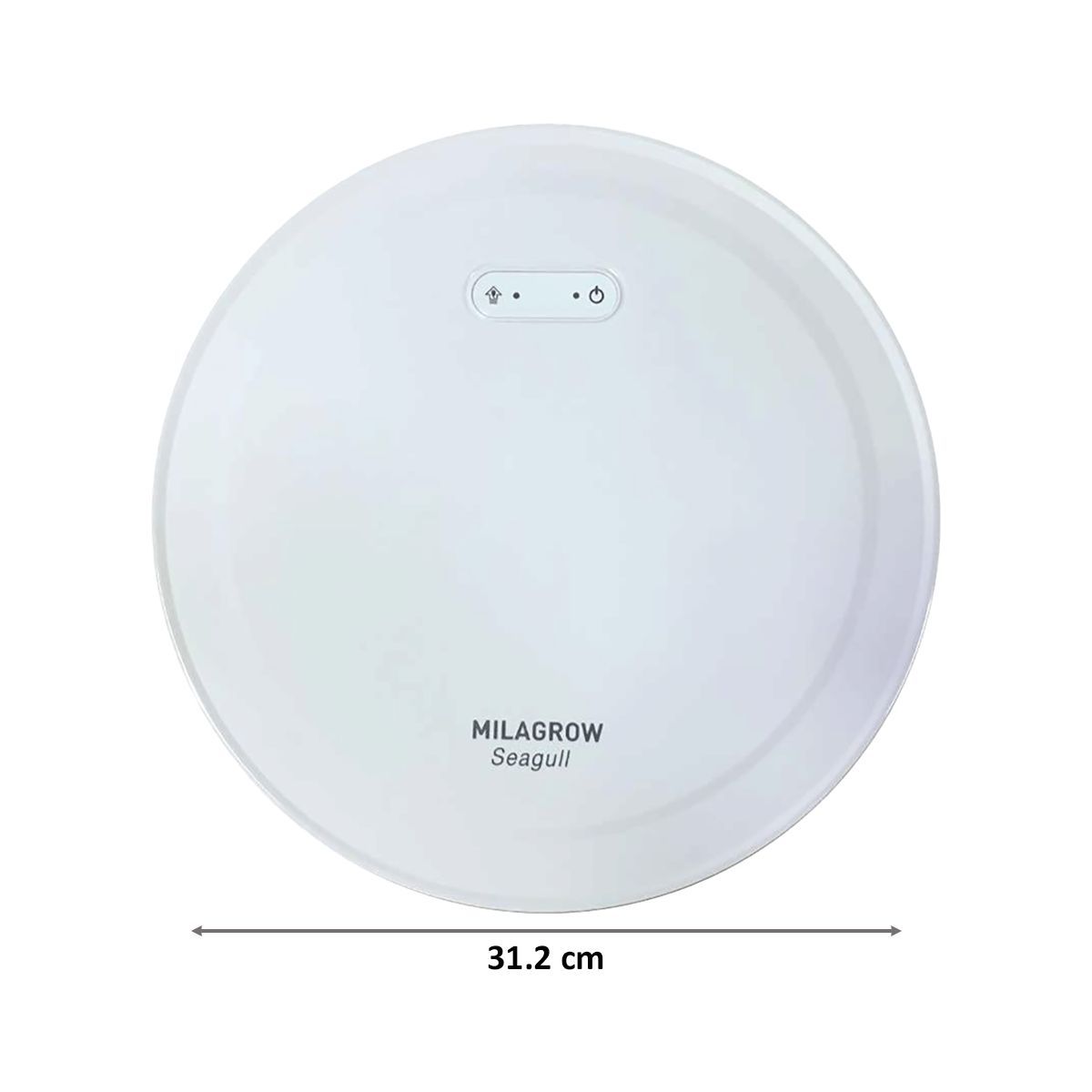 MILAGROW Seagull 30 Watts Robotic Vacuum Cleaner (Wet & Dry, Alexa Voice Enabled, 0.65 L, White) MILAGROW Seagull 30 Watts Robotic Vacuum Cleaner (Wet & Dry, Alexa Voice Enabled, 0.65 L, White)_2