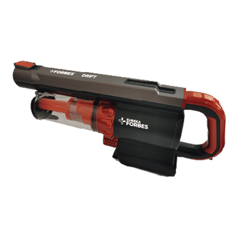 EUREKA FORBES Drift 180 Watts Portable Vacuum Cleaner (0.8 Litres Tank, GFCDFDRFT00000, Dark Grey/Orange)_3