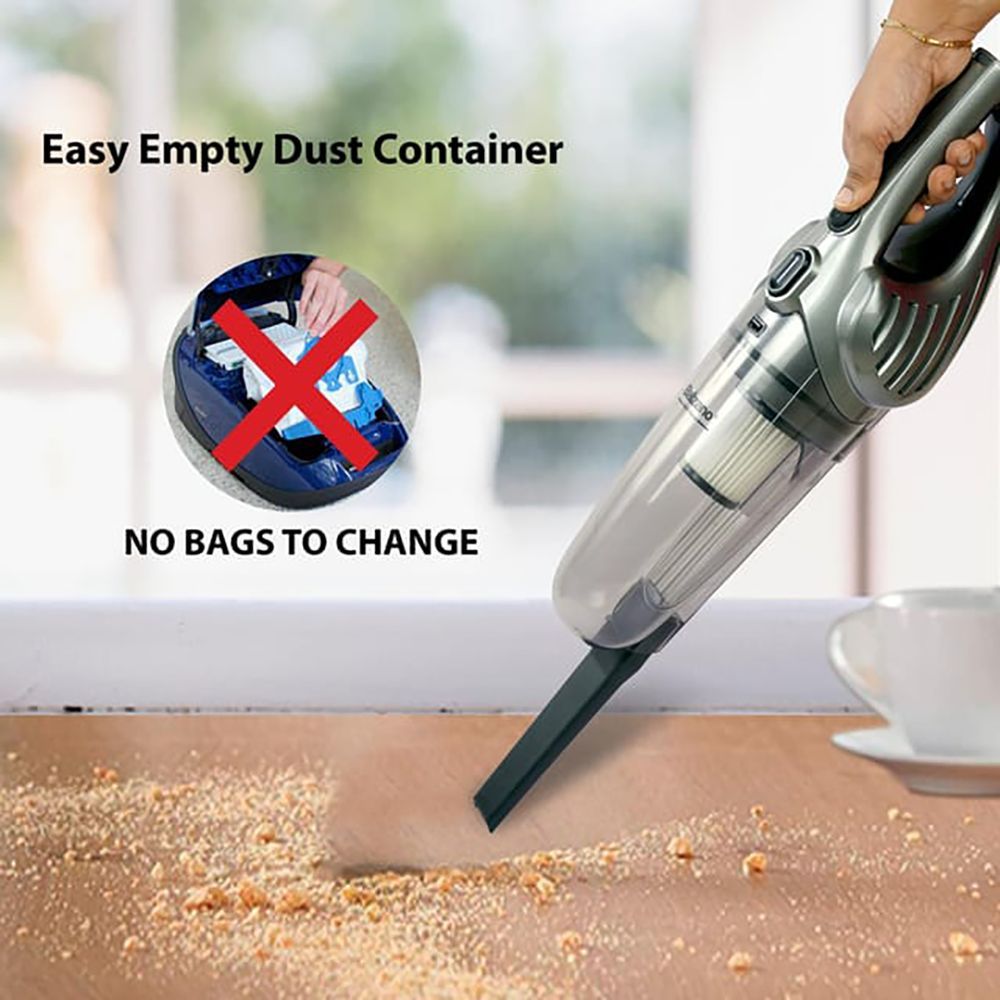 Balzano AeroVac Plus 600W Dry Vacuum Cleaner with Super Cyclone Technology (Edge to Edge Cleaning, Grey)_4