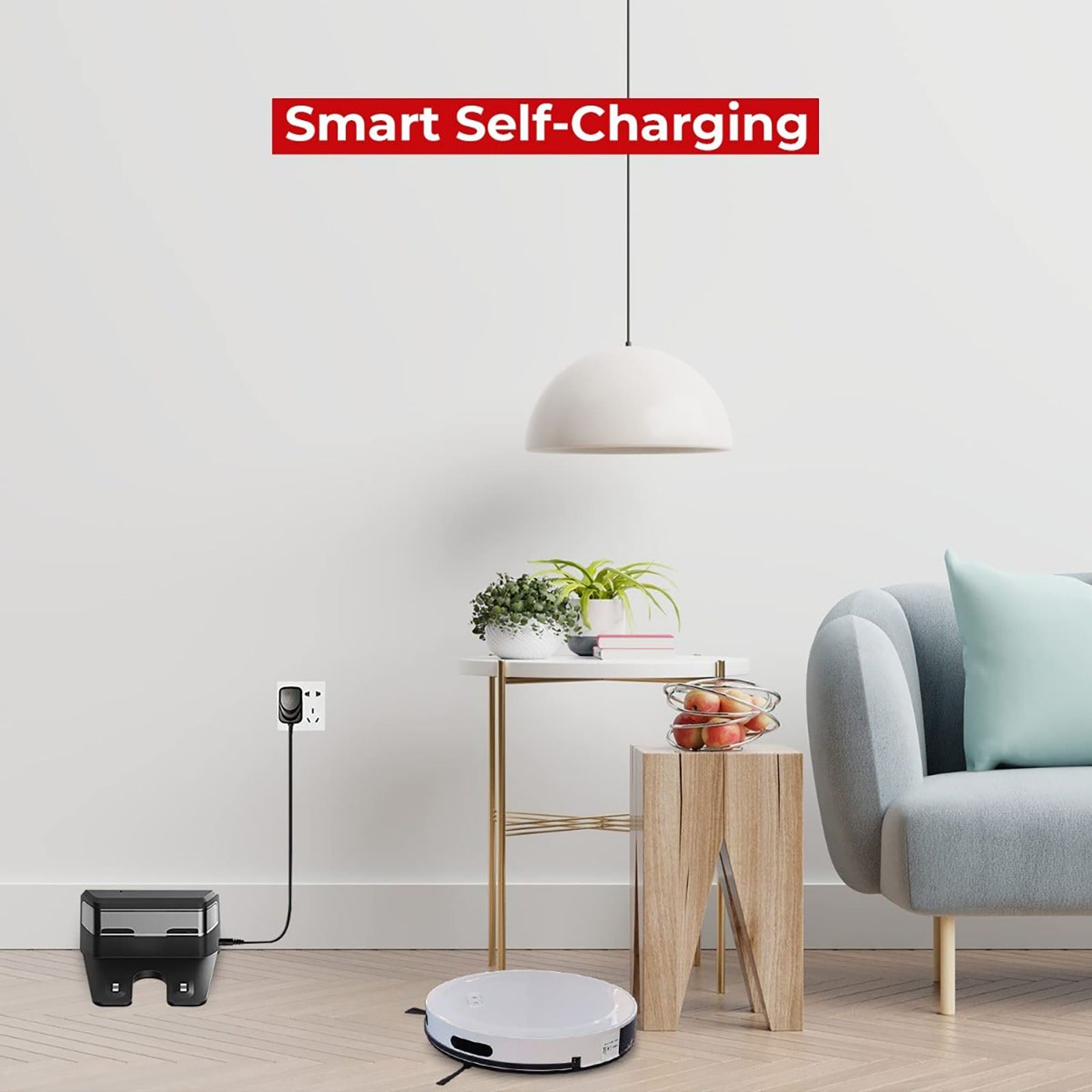 MILAGROW Seagull Prime 30 Watts Robotic Vacuum Cleaner (0.65 Litres Tank, White)_14