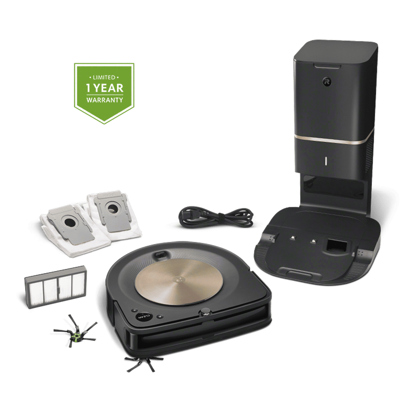 iRobot Roomba s9 Plus 1200 Watts Robotic Vacuum Cleaner (0.55 Litres Tank, s9558, Black)_5